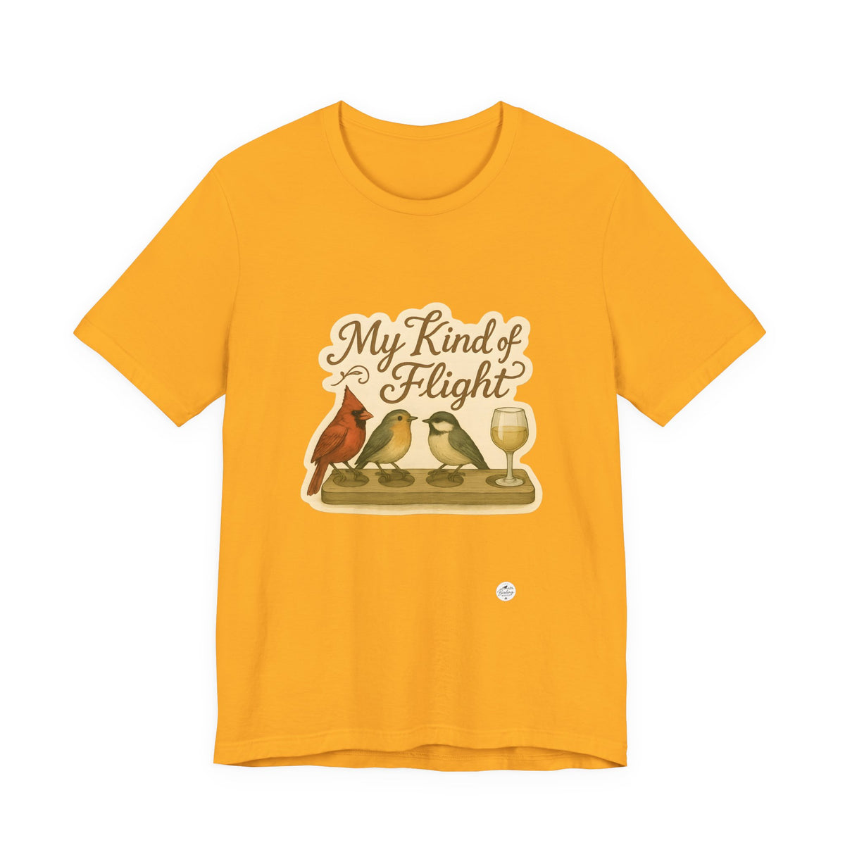 My Kind of Flight — Songbird Tasting Board Tee, product photo 4