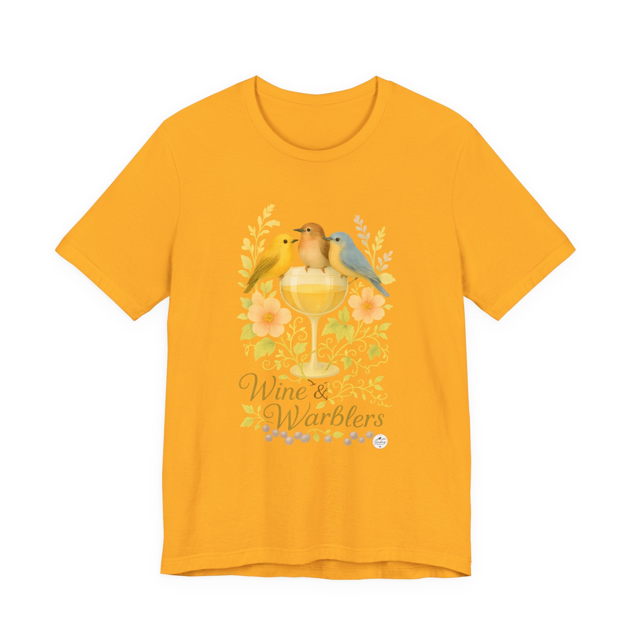 Wine & Warblers | Watercolor Bird Tee