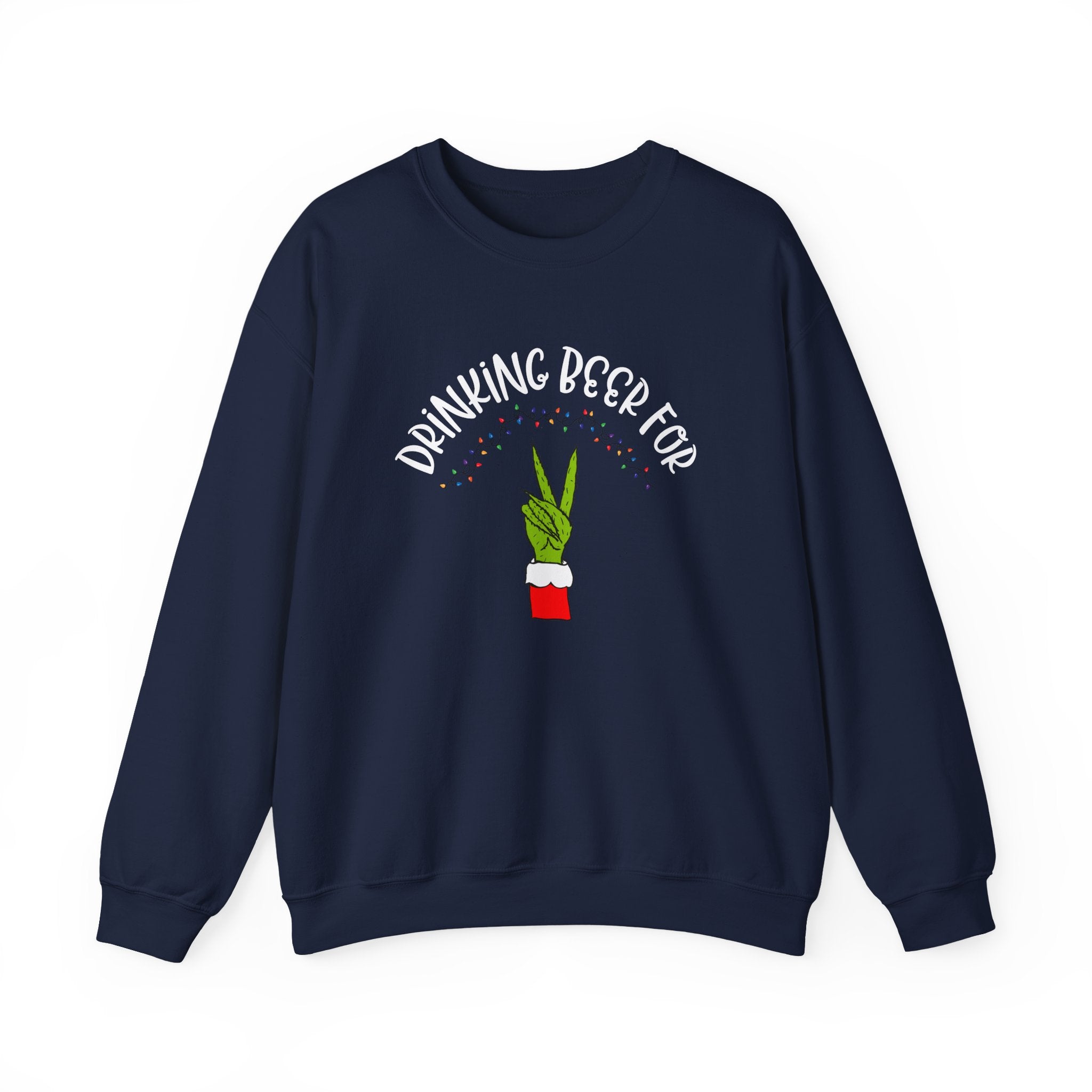 Christmas "Drinking Beer for Two" Crewneck (Dad)