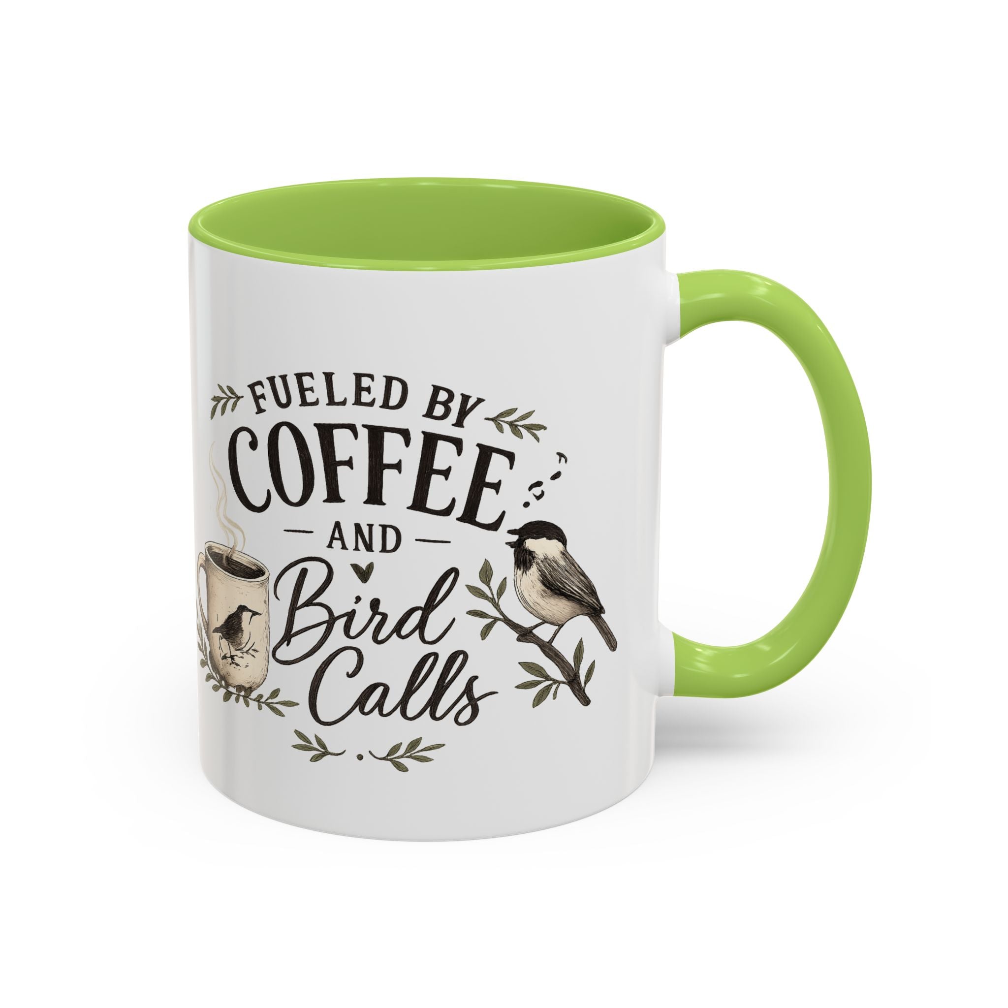 Fueled by Coffee & Bird Calls Accent Mug