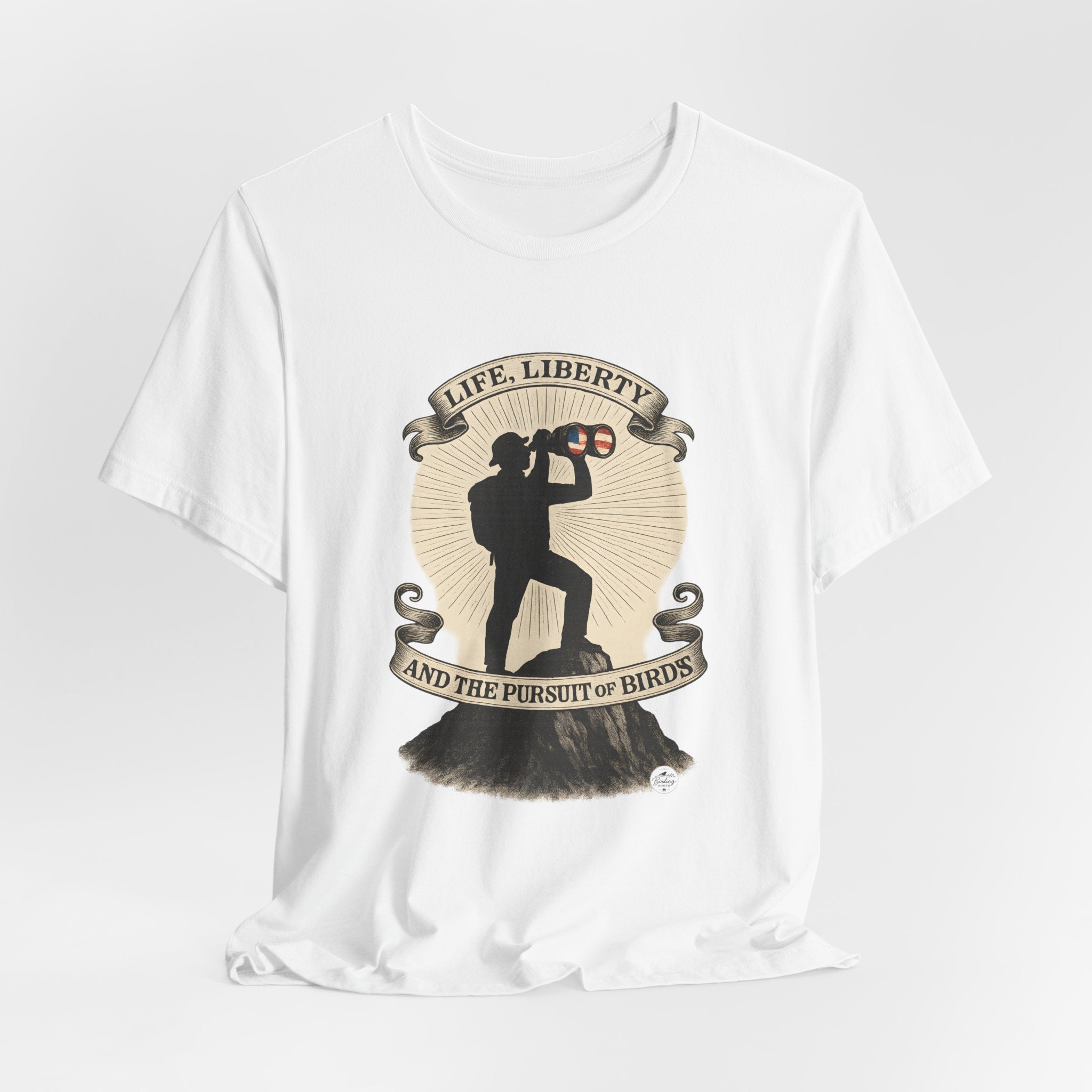 Life, Liberty & the Pursuit of Birds | Emblem Tee