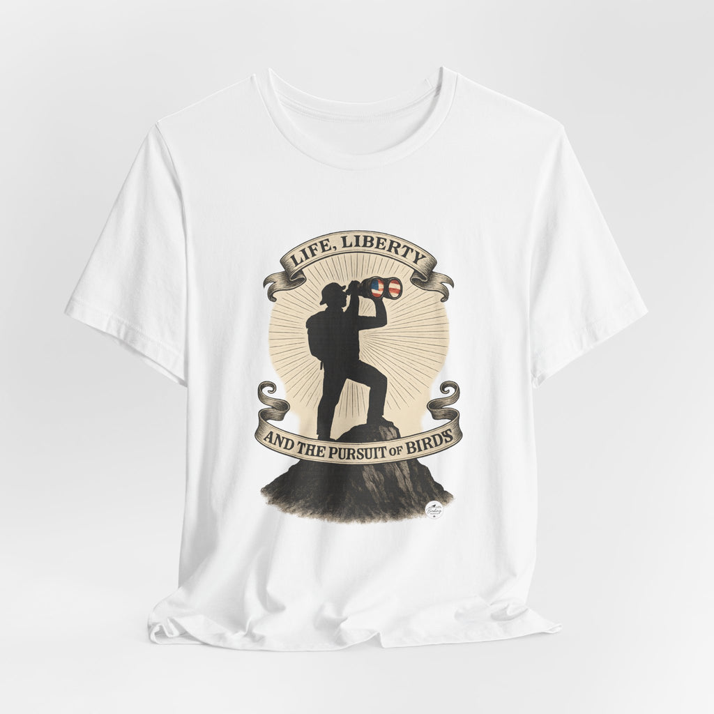 Life, Liberty & the Pursuit of Birds | Emblem Tee