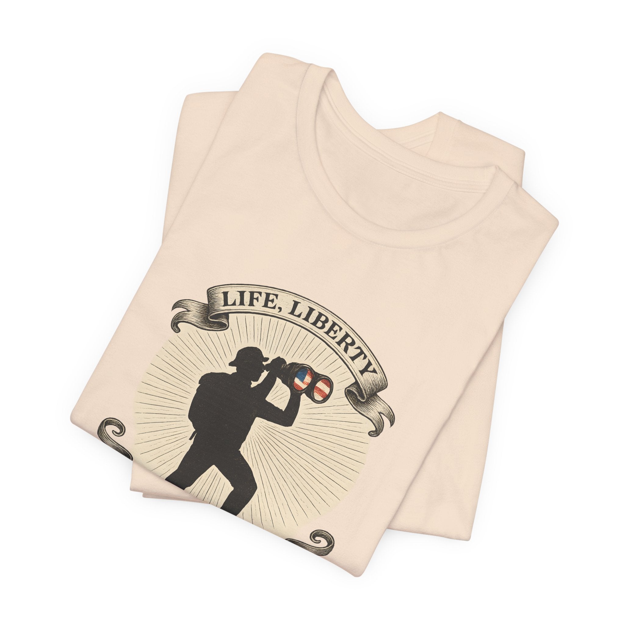 Life, Liberty & the Pursuit of Birds | Emblem Tee