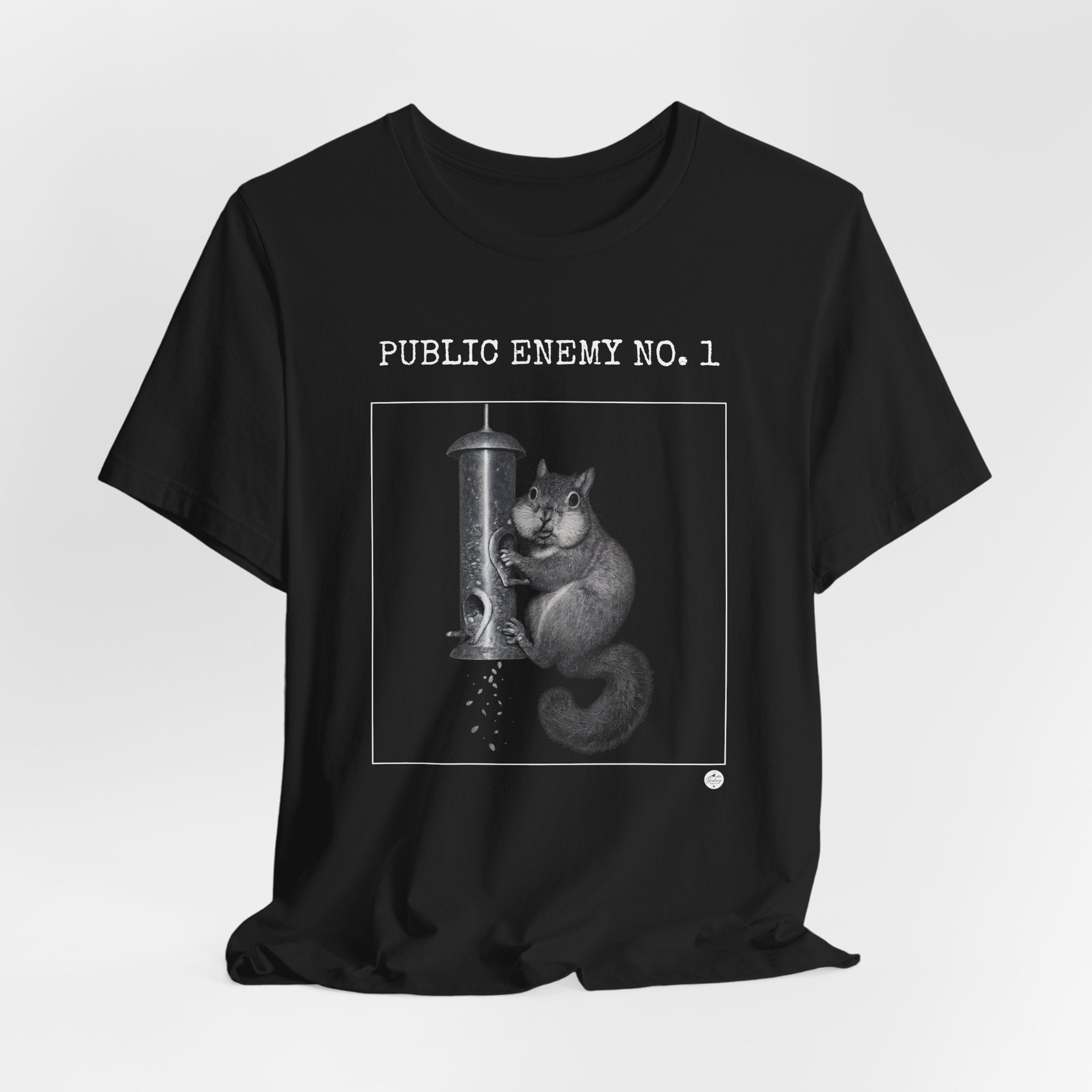 Feeder Enemy No. 1 | Squirrel Wanted Poster Tee