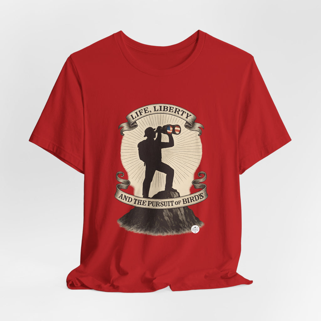Life, Liberty & the Pursuit of Birds | Emblem Tee