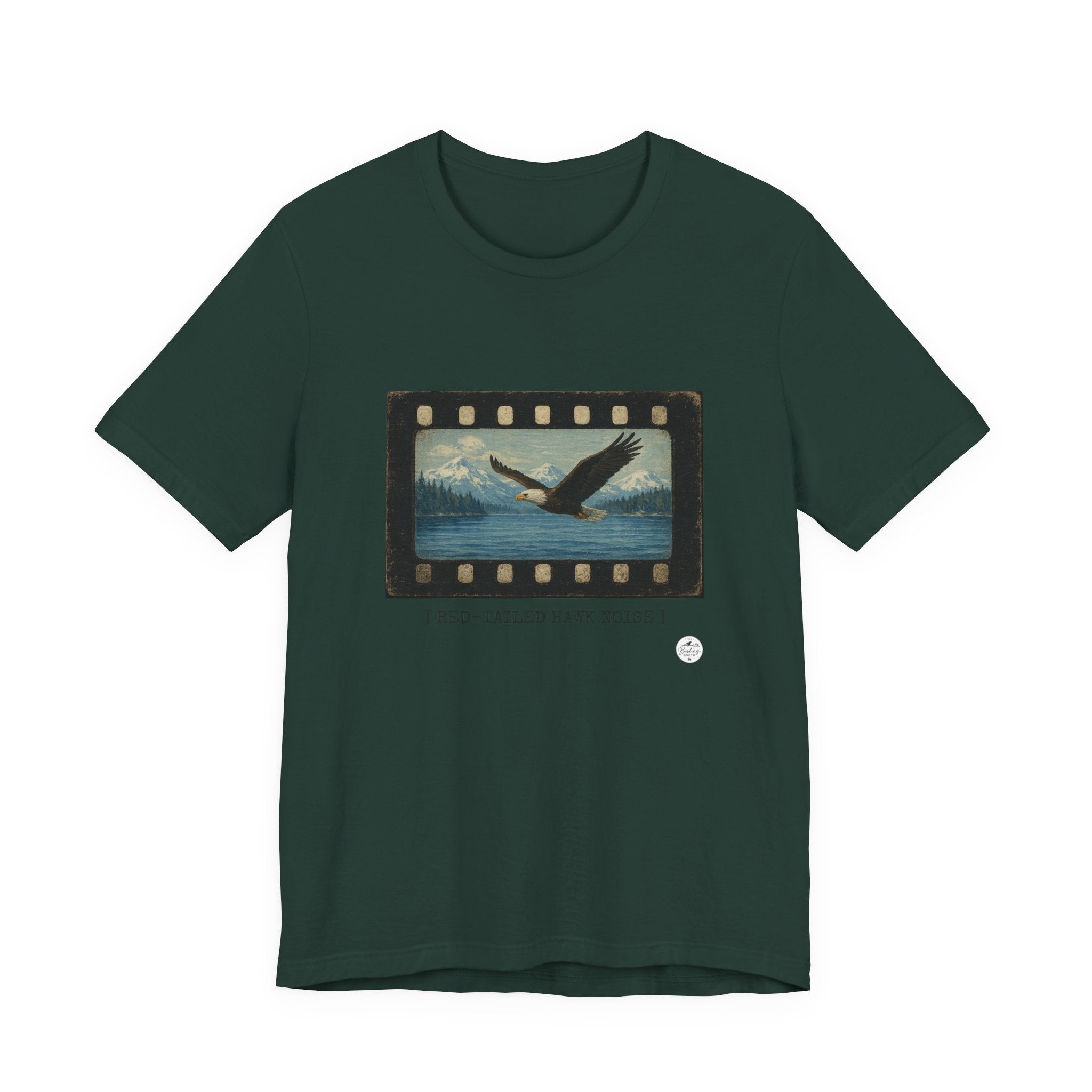 Red-Tailed Hawk Noise — Eagle Movie Scene Tee, product photo 3