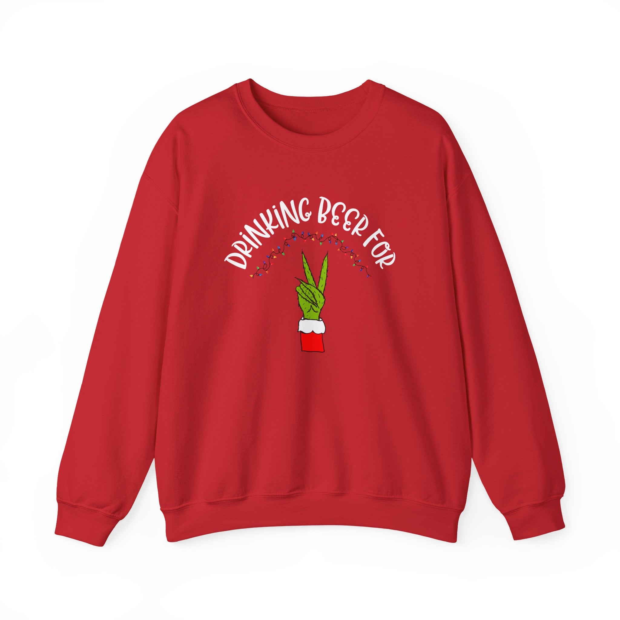 Christmas "Drinking Beer for Two" Crewneck (Dad)