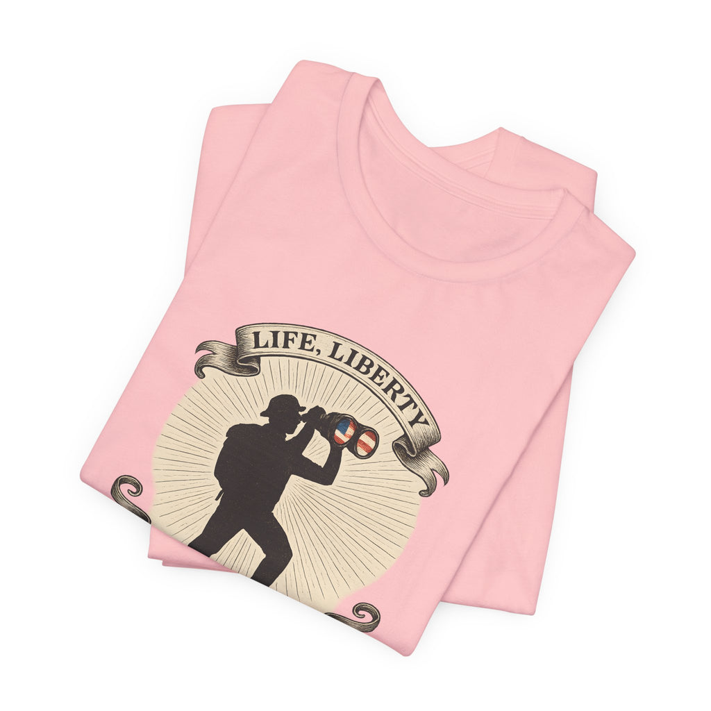 Life, Liberty & the Pursuit of Birds | Emblem Tee