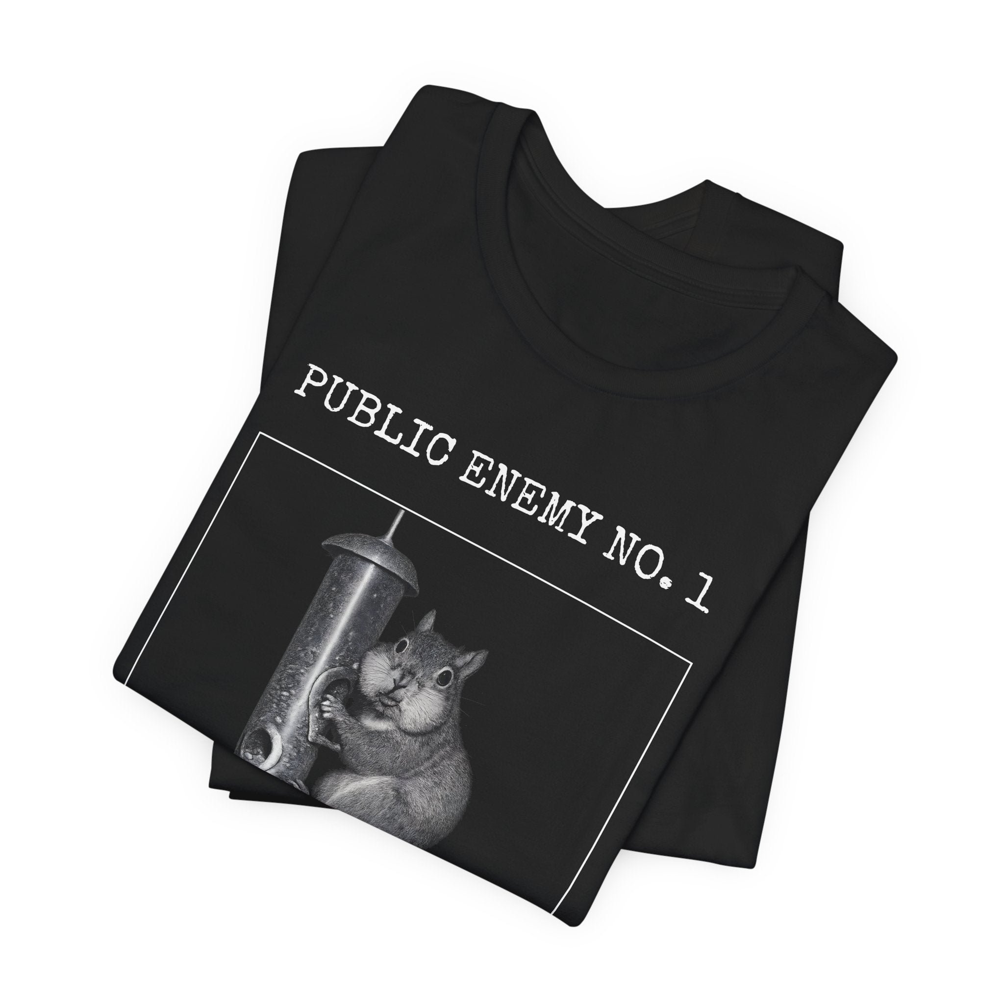 Feeder Enemy No. 1 | Squirrel Wanted Poster Tee