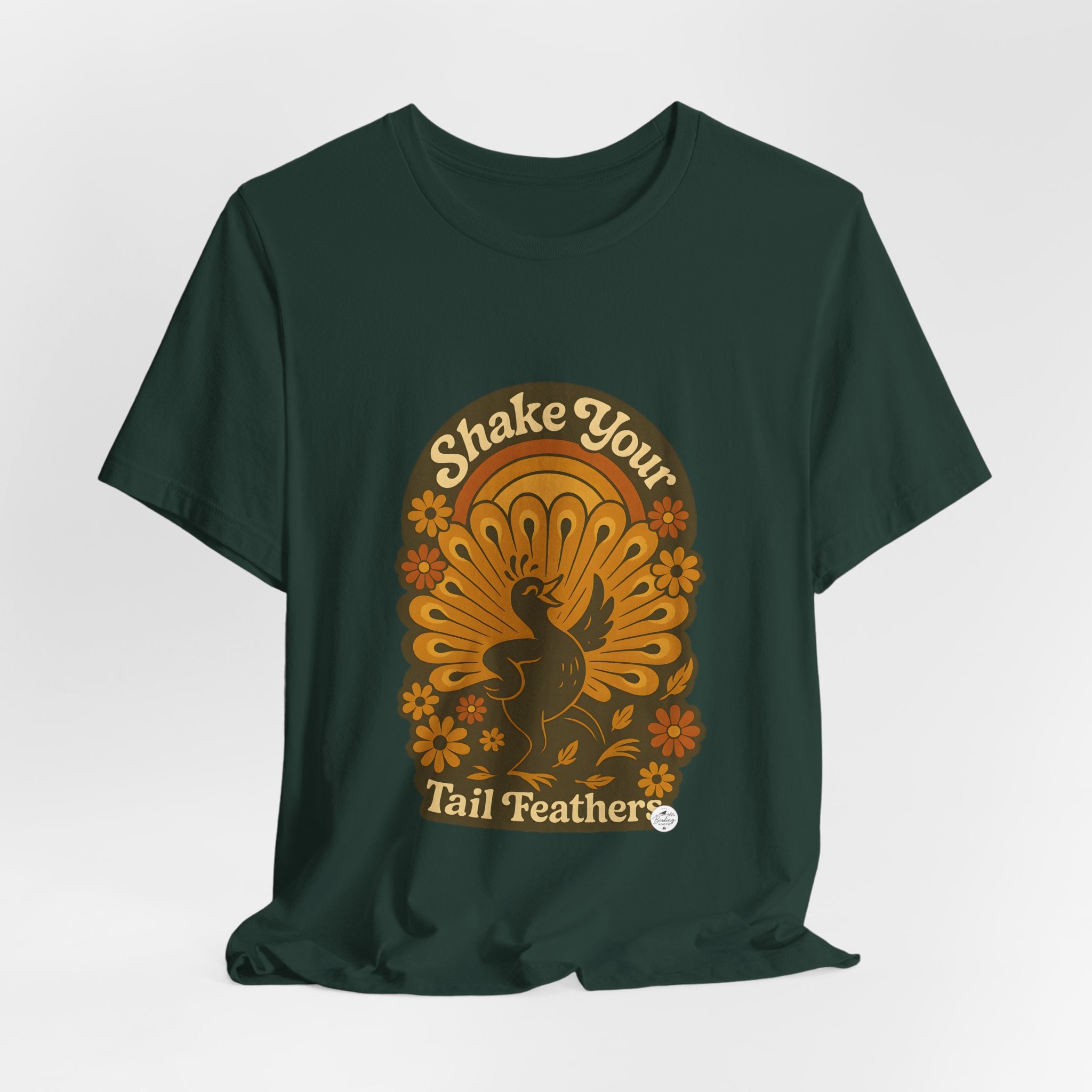 Shake Your Tail Feathers | Retro Dance Bird Tee