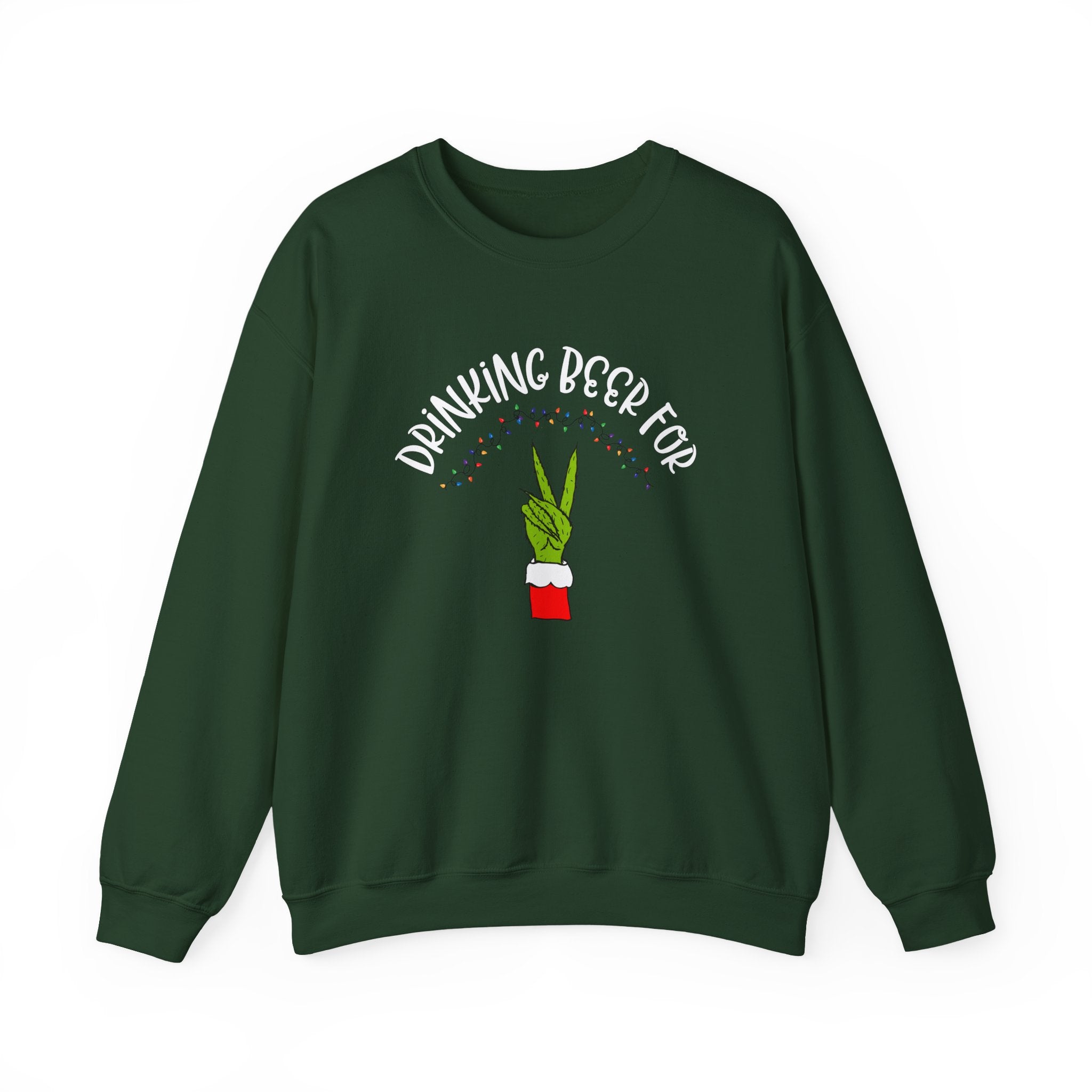 Christmas "Drinking Beer for Two" Crewneck (Dad)