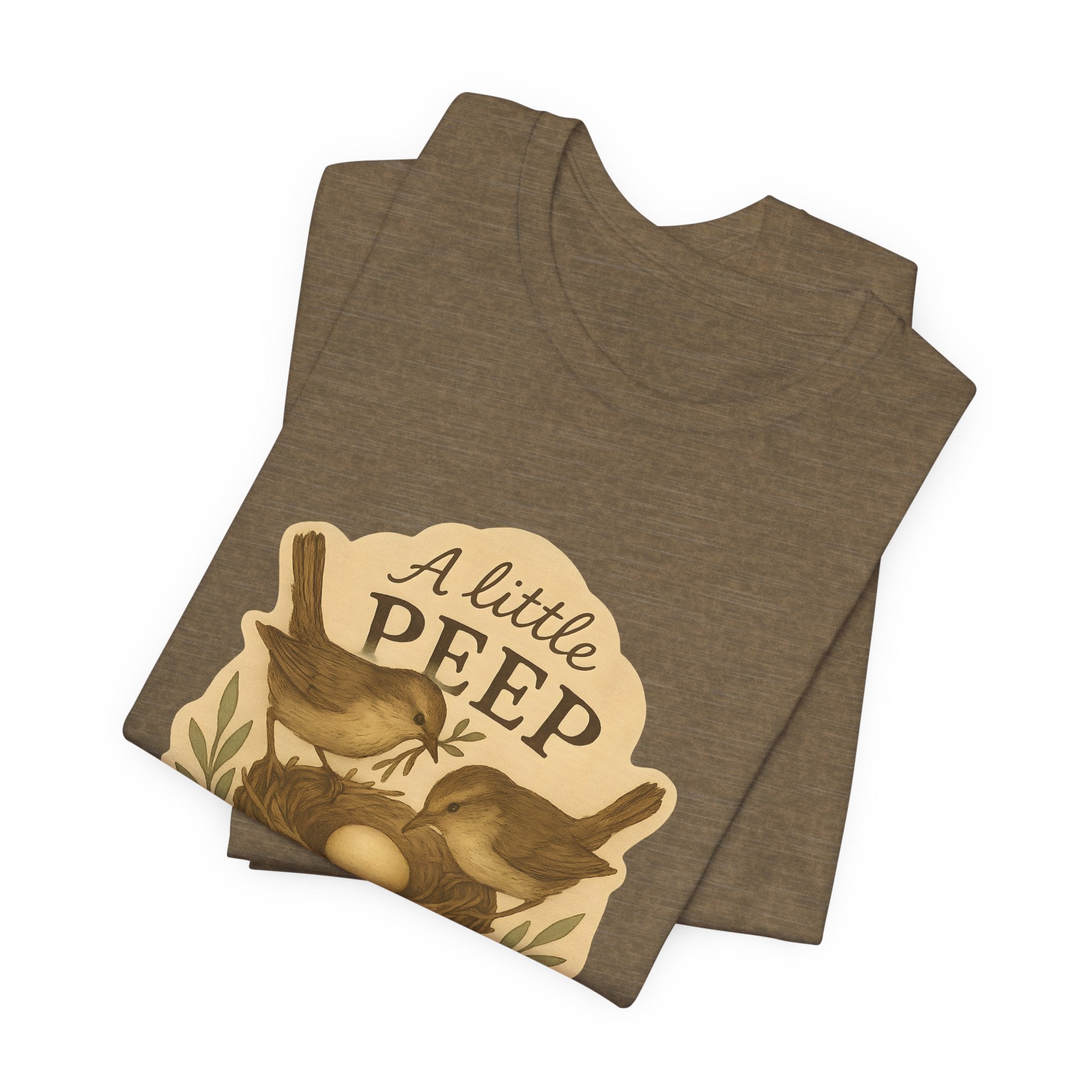 A Little Peep Is On the Way | Bird Baby Announcement Tee