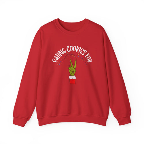 Christmas "Eating Cookies for Two" Crewneck (Mom)
