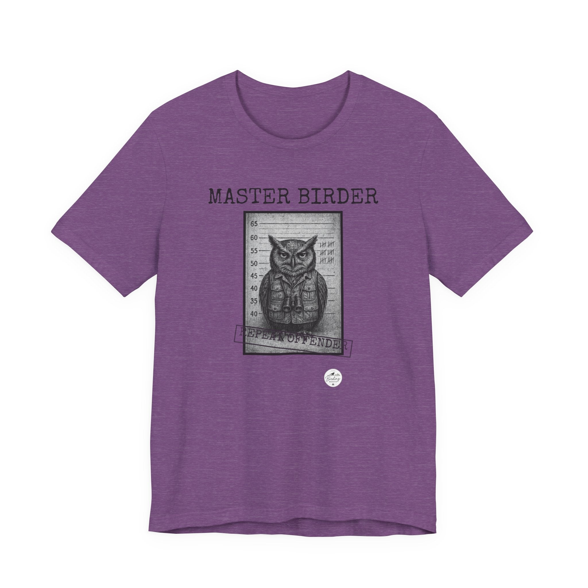 Master Birder: Repeat Offender — Mugshot Tee, product photo 6