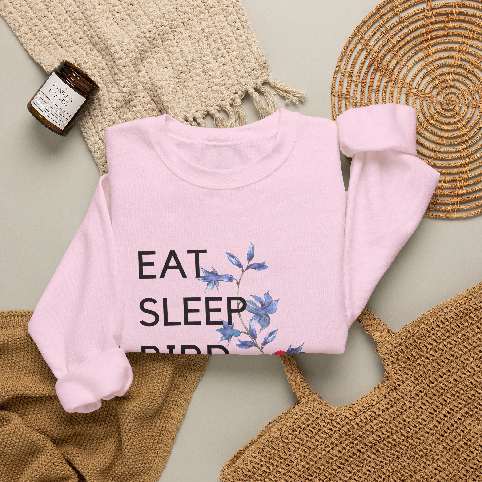 Eat Sleep Bird Repeat Crewneck