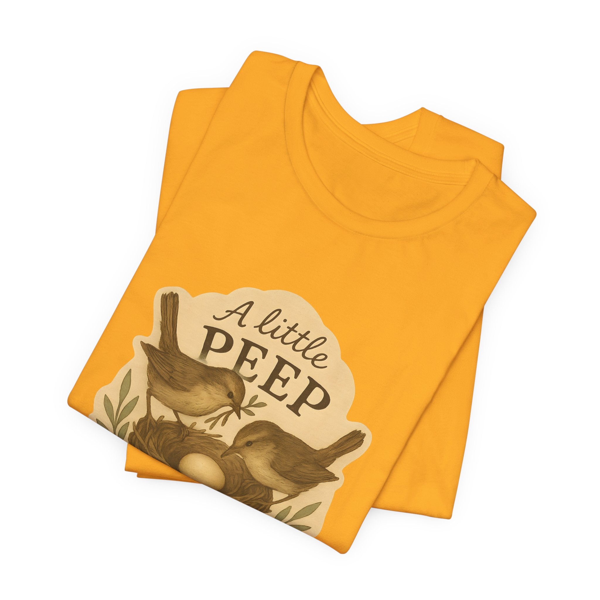 A Little Peep Is On the Way | Bird Baby Announcement Tee