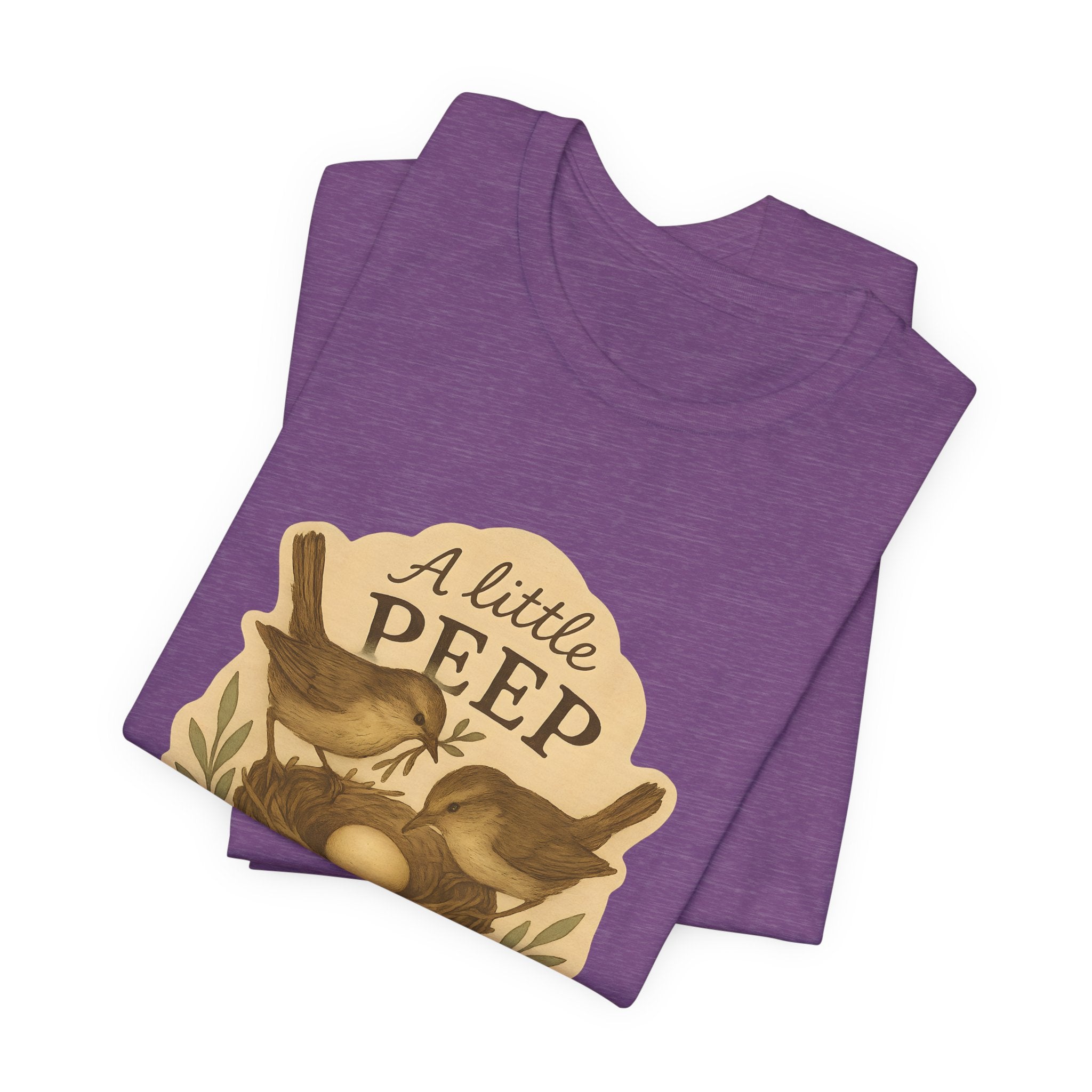 A Little Peep Is On the Way | Bird Baby Announcement Tee