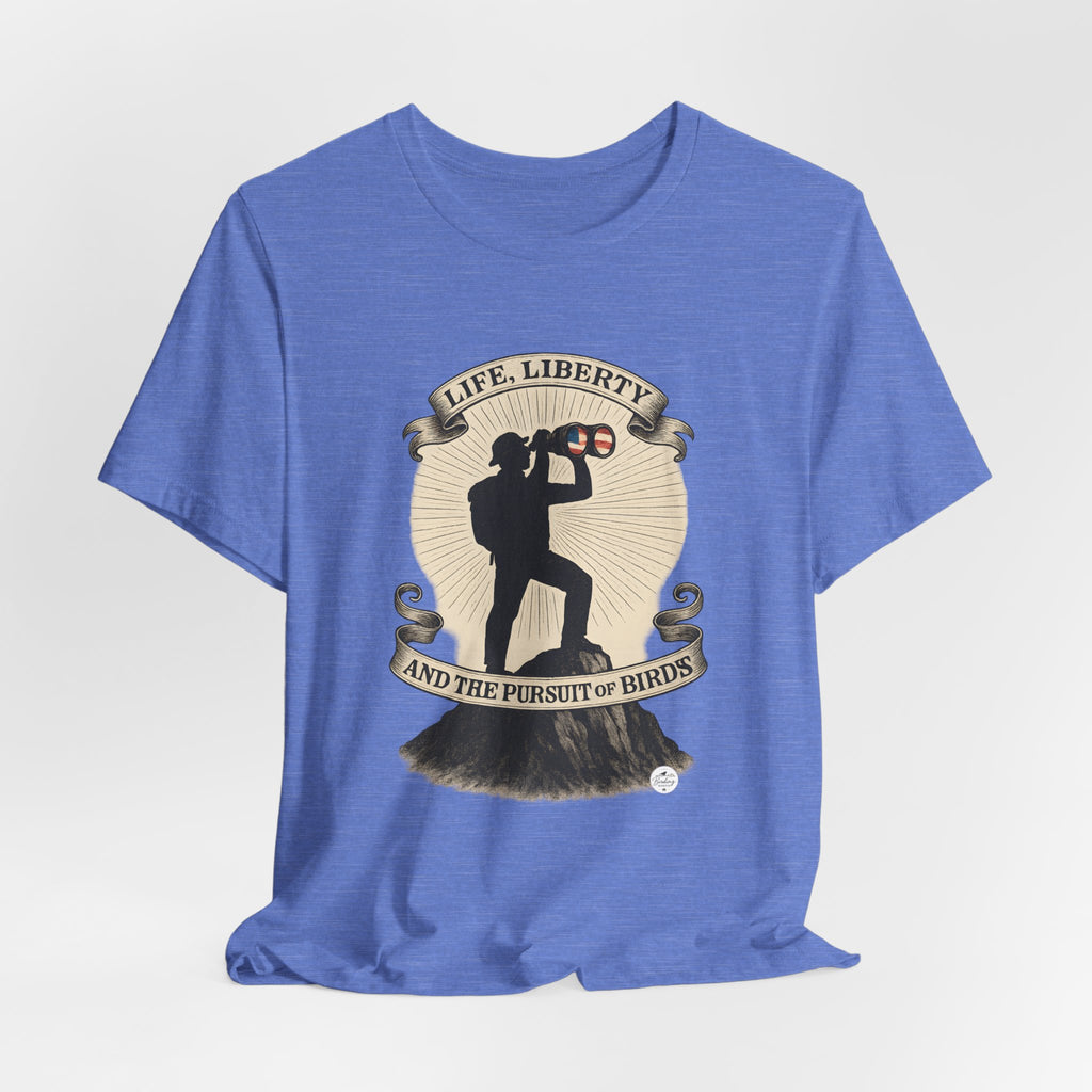 Life, Liberty & the Pursuit of Birds | Emblem Tee