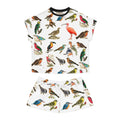 Women's Bird-Print Pajama Set