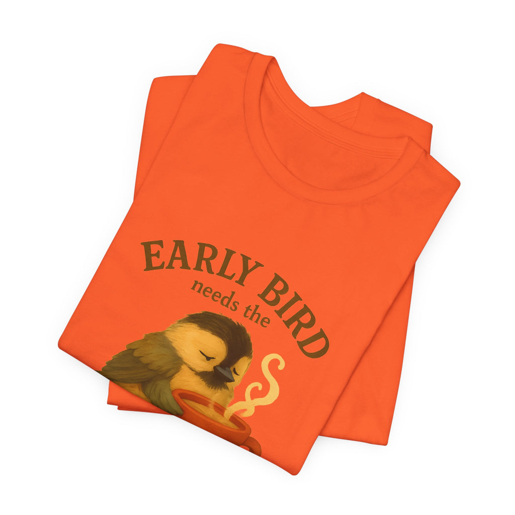 Early Bird Needs the Coffee | Cozy Bird Tee