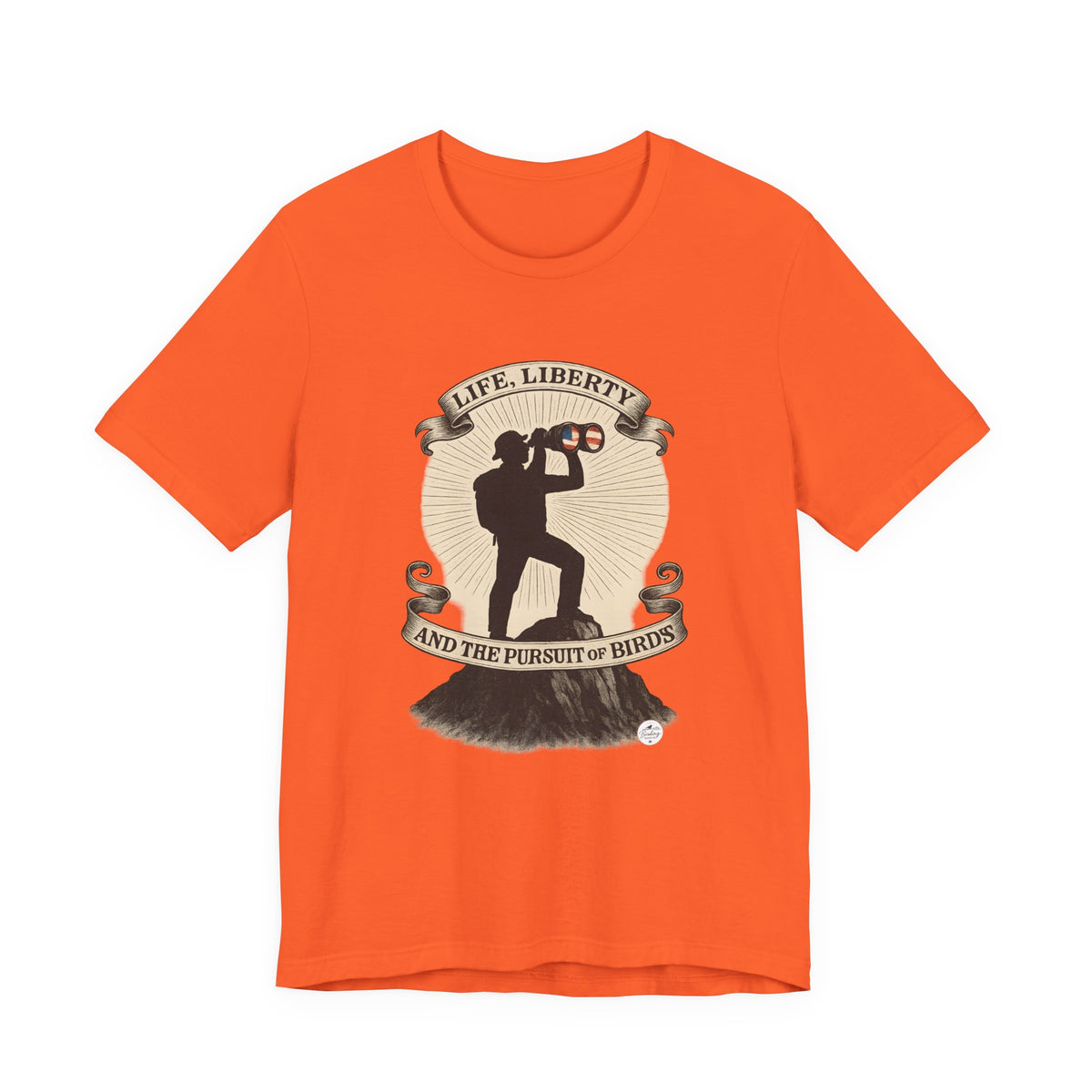 Life, Liberty & the Pursuit of Birds — Emblem Tee, product photo 7