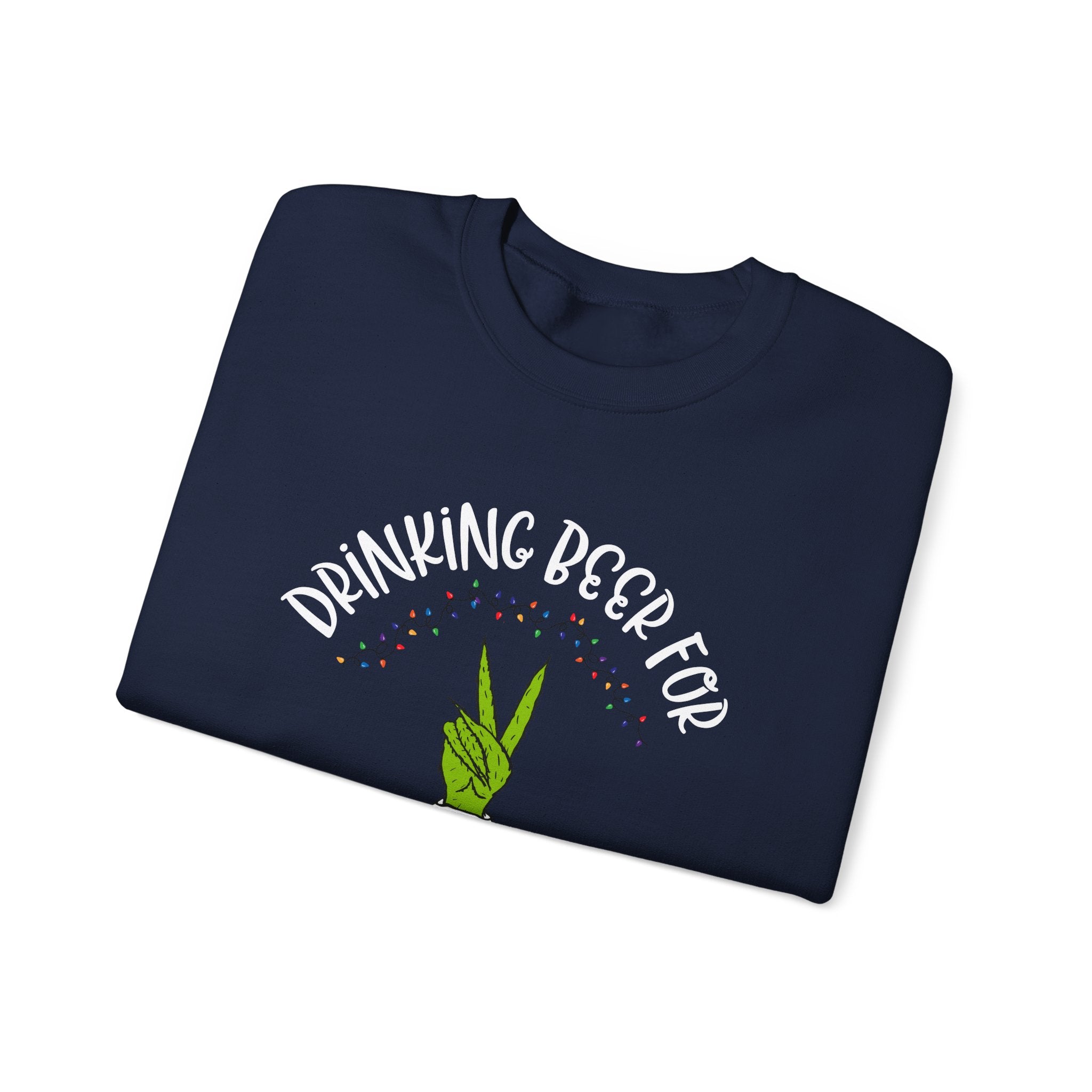 Christmas "Drinking Beer for Two" Crewneck (Dad)