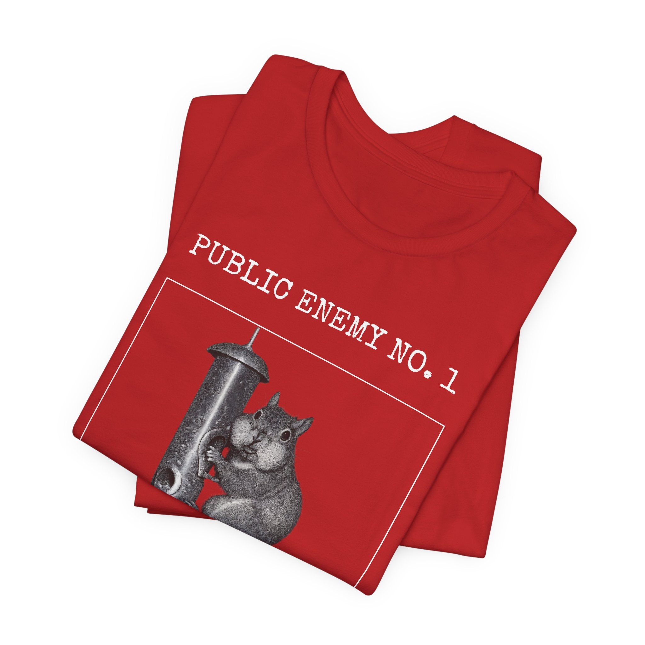 Feeder Enemy No. 1 | Squirrel Wanted Poster Tee