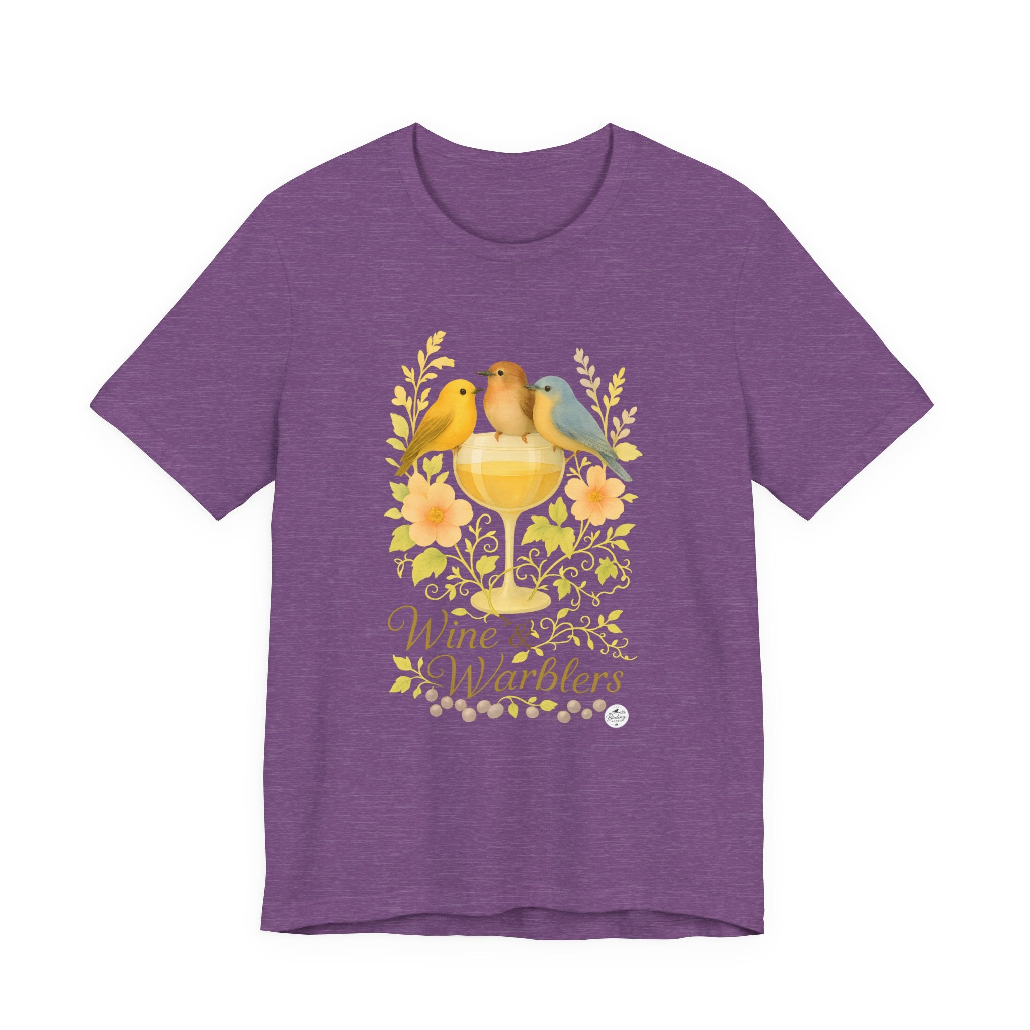 Wine & Warblers | Watercolor Bird Tee