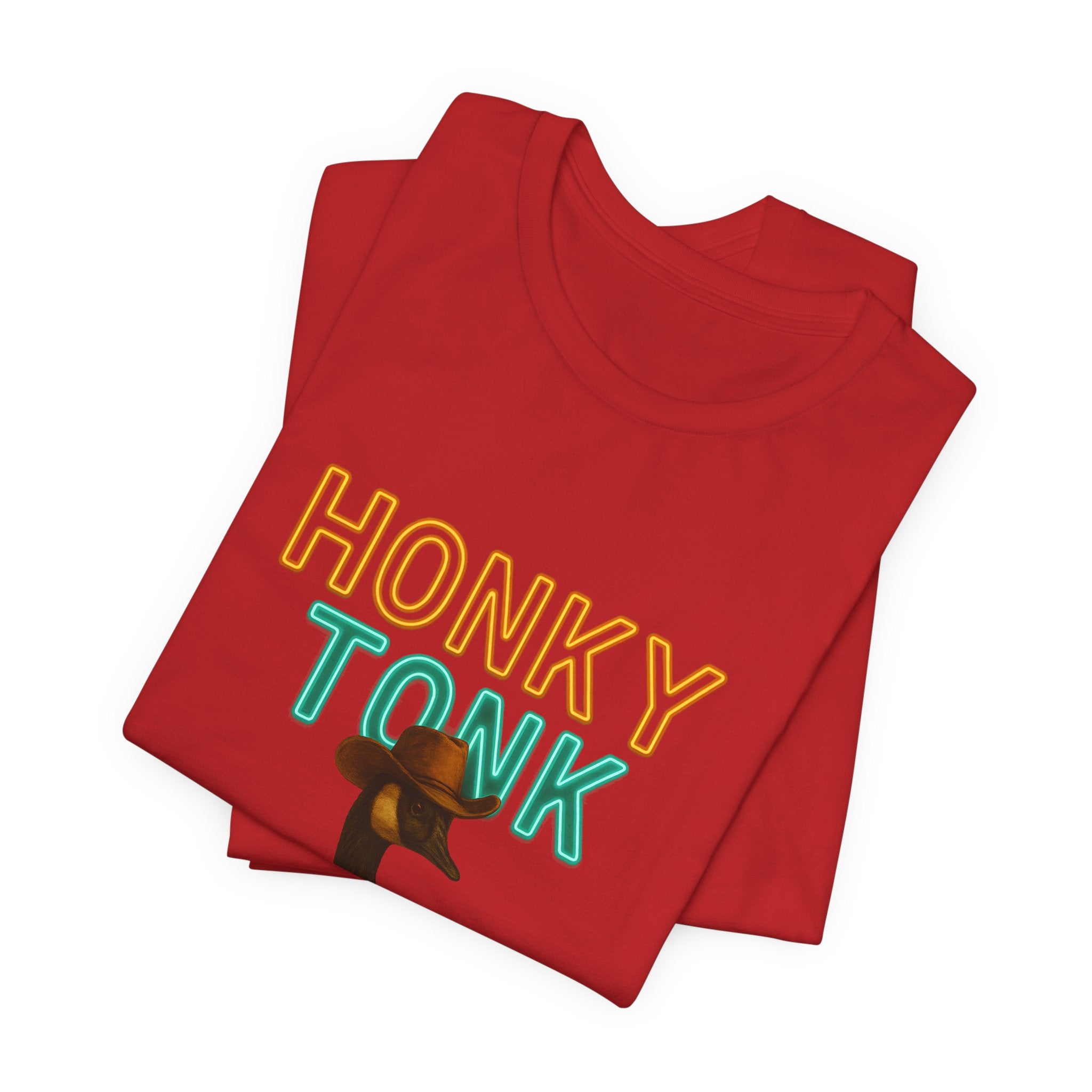 Honky Tonk | Neon Cowboy Goose Tee