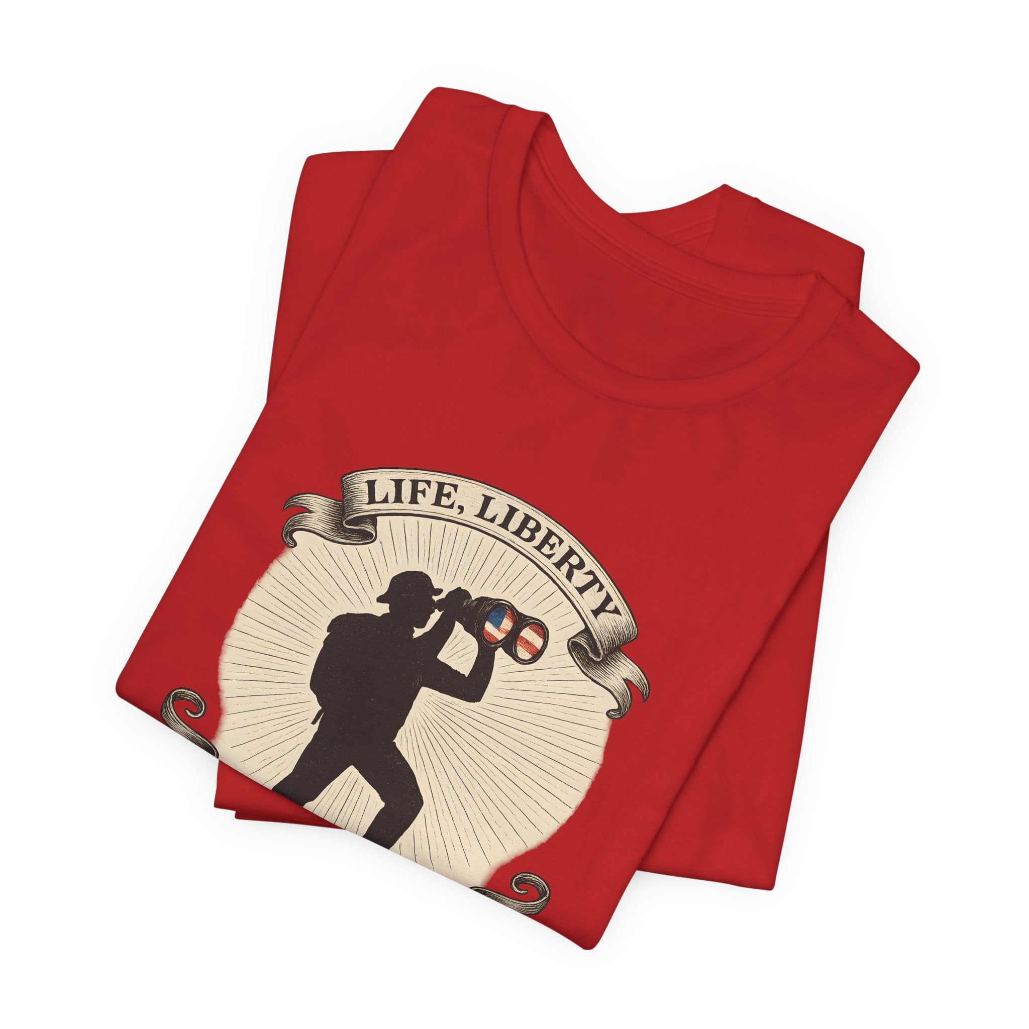 Life, Liberty & the Pursuit of Birds | Emblem Tee