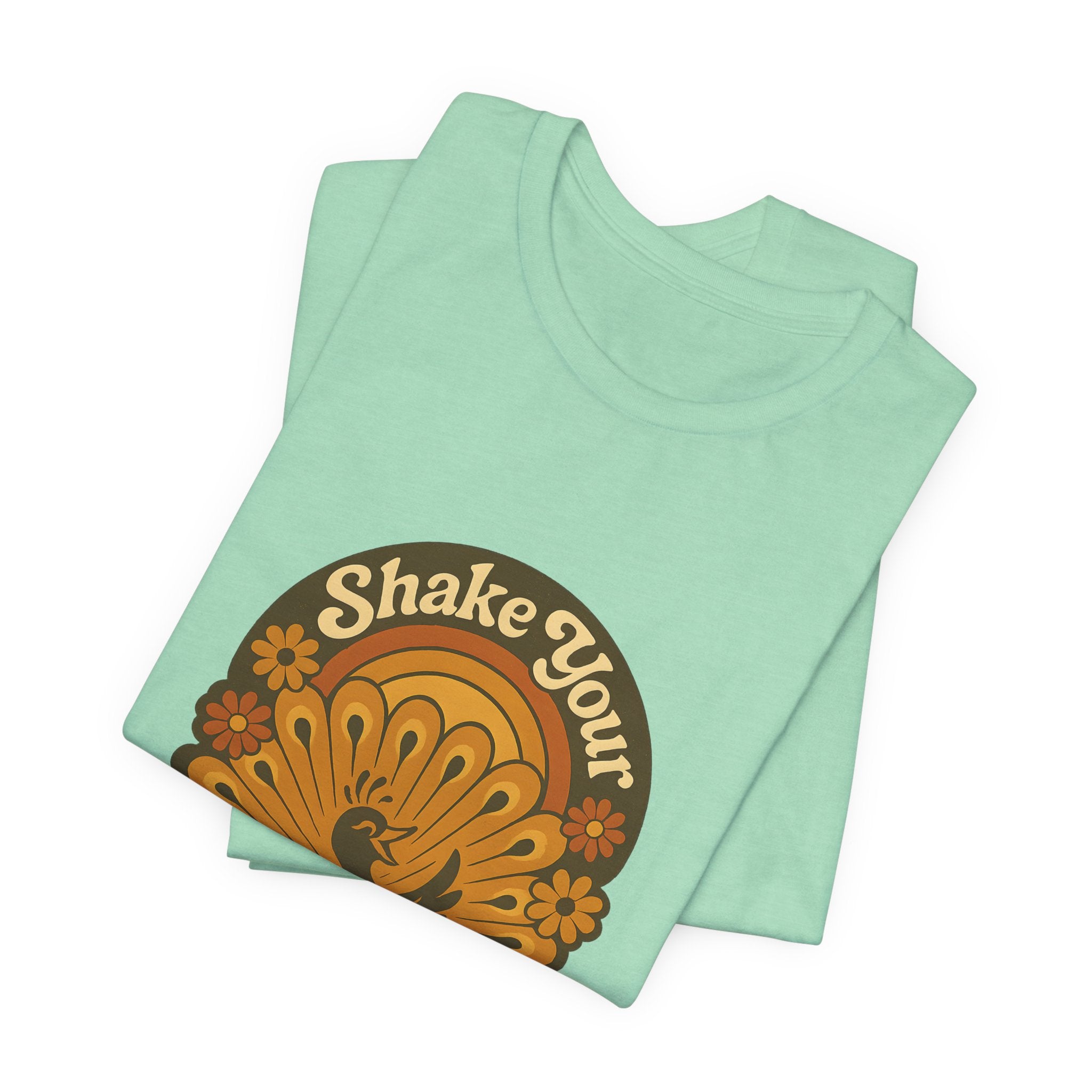 Shake Your Tail Feathers | Retro Dance Bird Tee