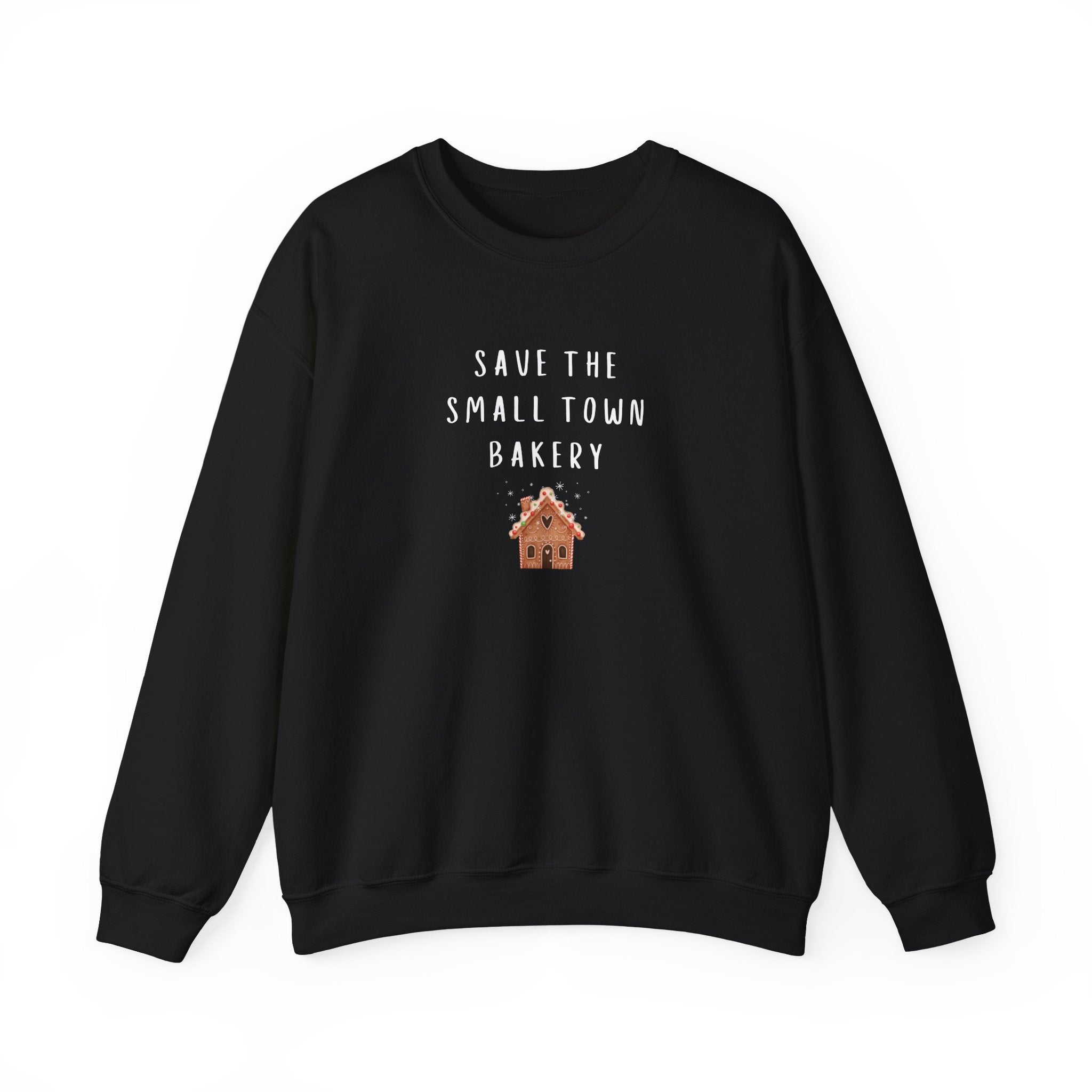 Save the Small Town Bakery Sweatshirt, Christmas Movie Watching Shirt, Holiday Party Crewneck, Adult Holiday Movies Sweatshirt, Cozy
