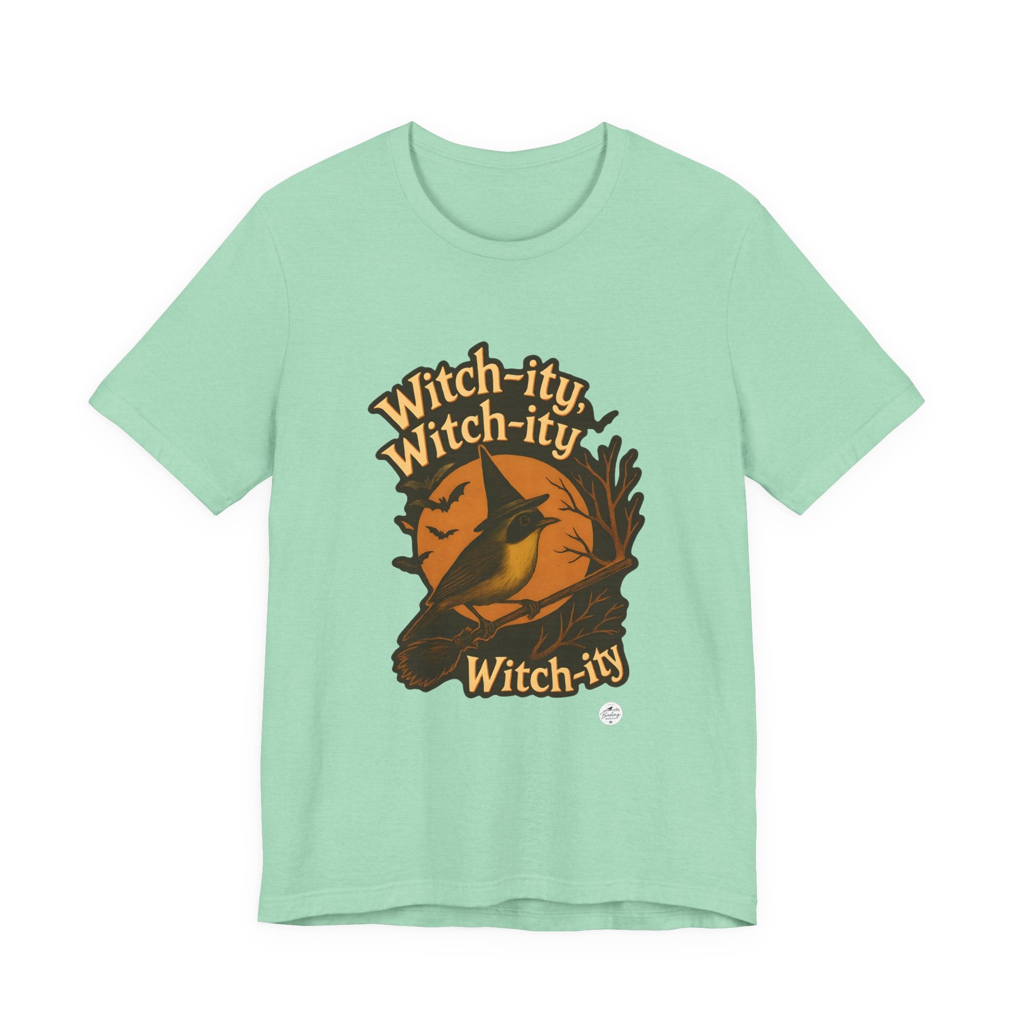 Witch-ity Witch-ity Witch-ity — Halloween Warbler Tee, product photo 3