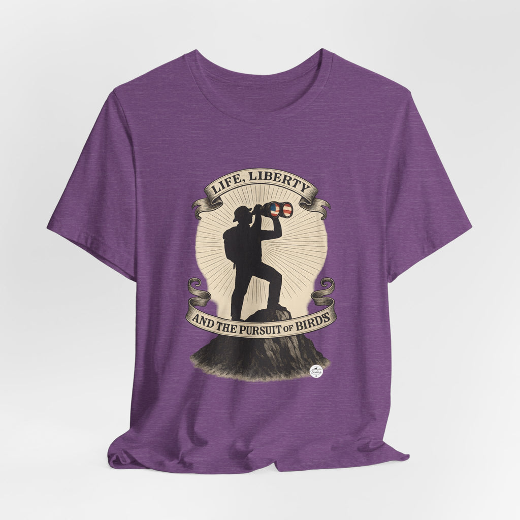 Life, Liberty & the Pursuit of Birds | Emblem Tee