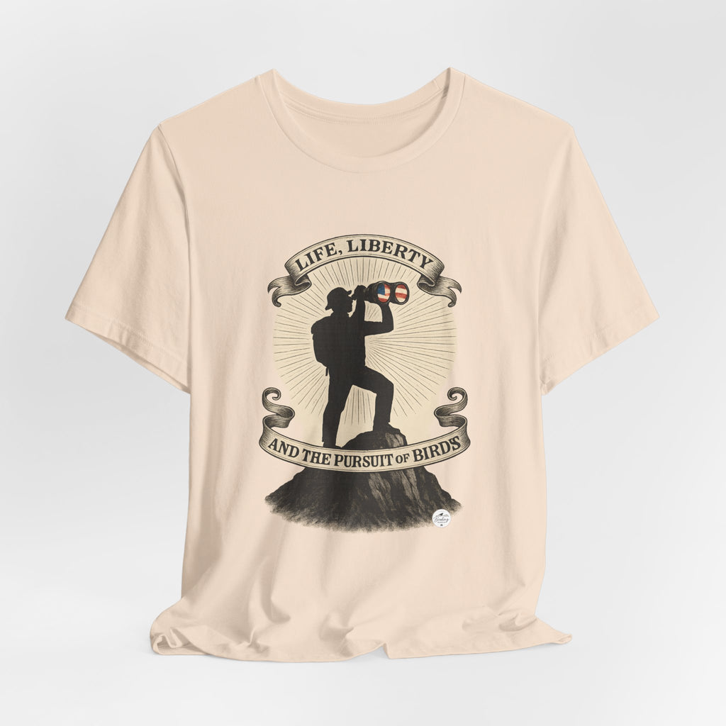 Life, Liberty & the Pursuit of Birds | Emblem Tee