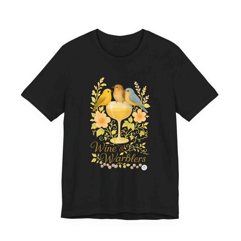 Wine & Warblers | Watercolor Bird Tee