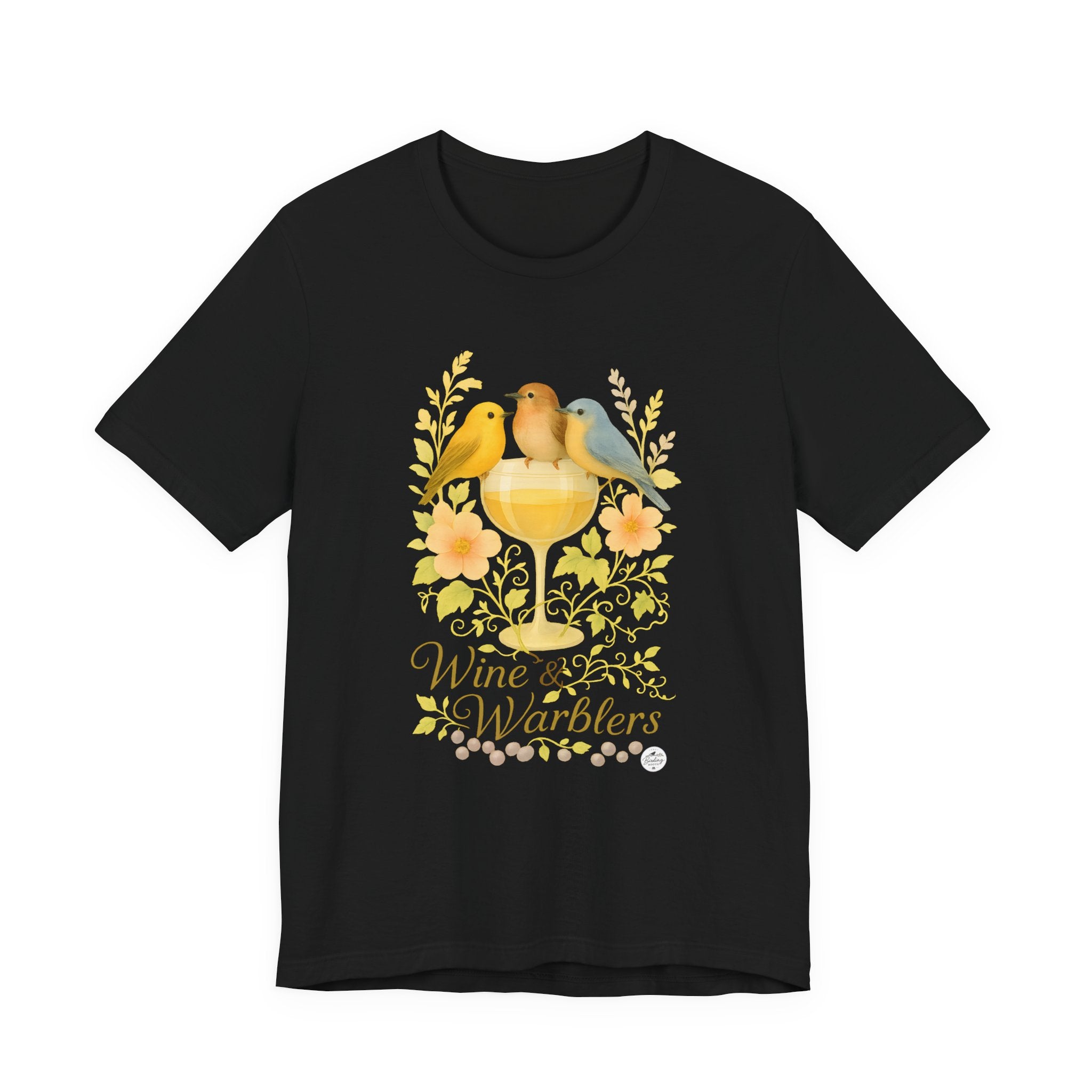 Wine & Warblers | Watercolor Bird Tee