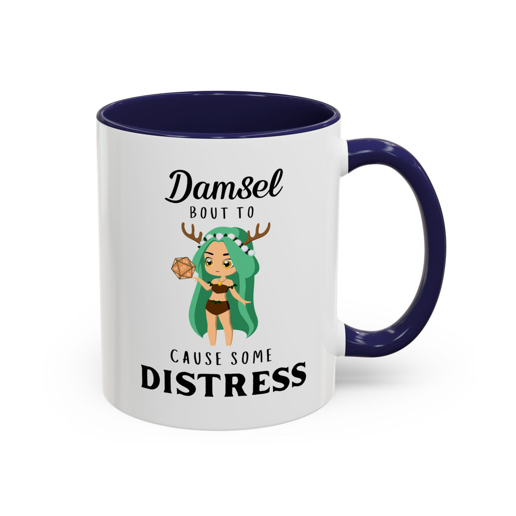 Damsel Bout to Cause Distress 11oz Coffee Mug - Birding Gifts, Bird Lover Gift, Gift for Bird Lover, Gift for Birder, Bird Watching Gift