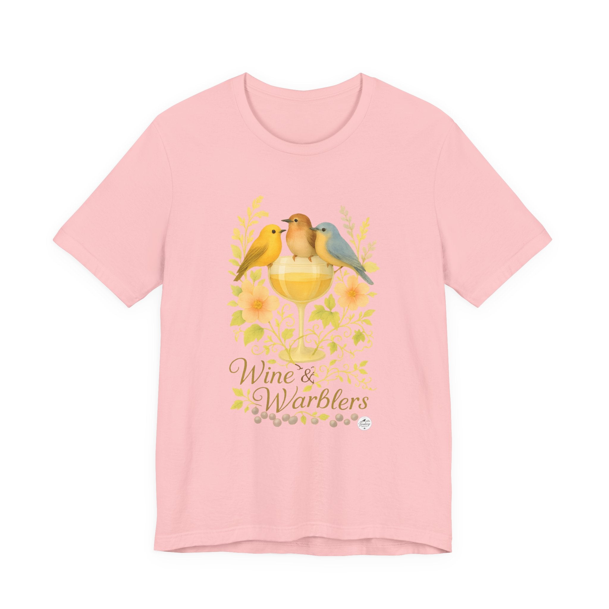 Wine & Warblers | Watercolor Bird Tee