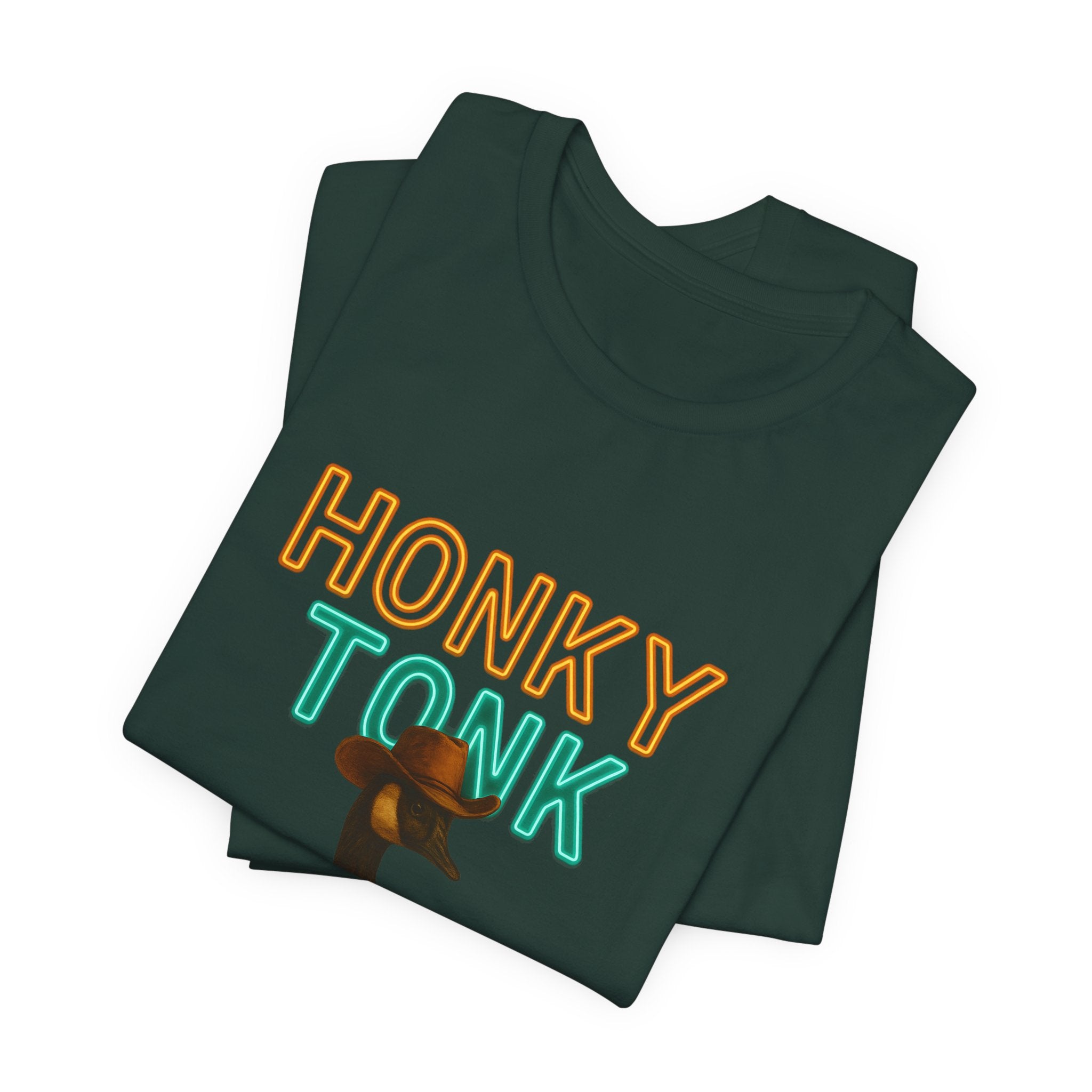 Honky Tonk | Neon Cowboy Goose Tee