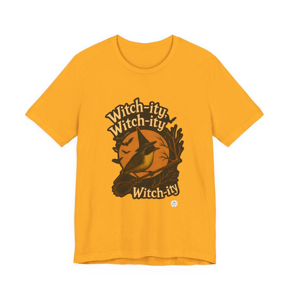 Witch-ity Witch-ity Witch-ity — Halloween Warbler Tee, product photo 2