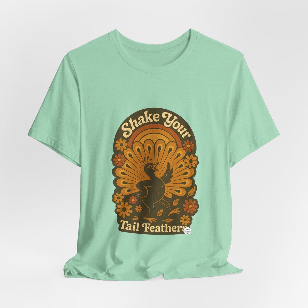 Shake Your Tail Feathers | Retro Dance Bird Tee