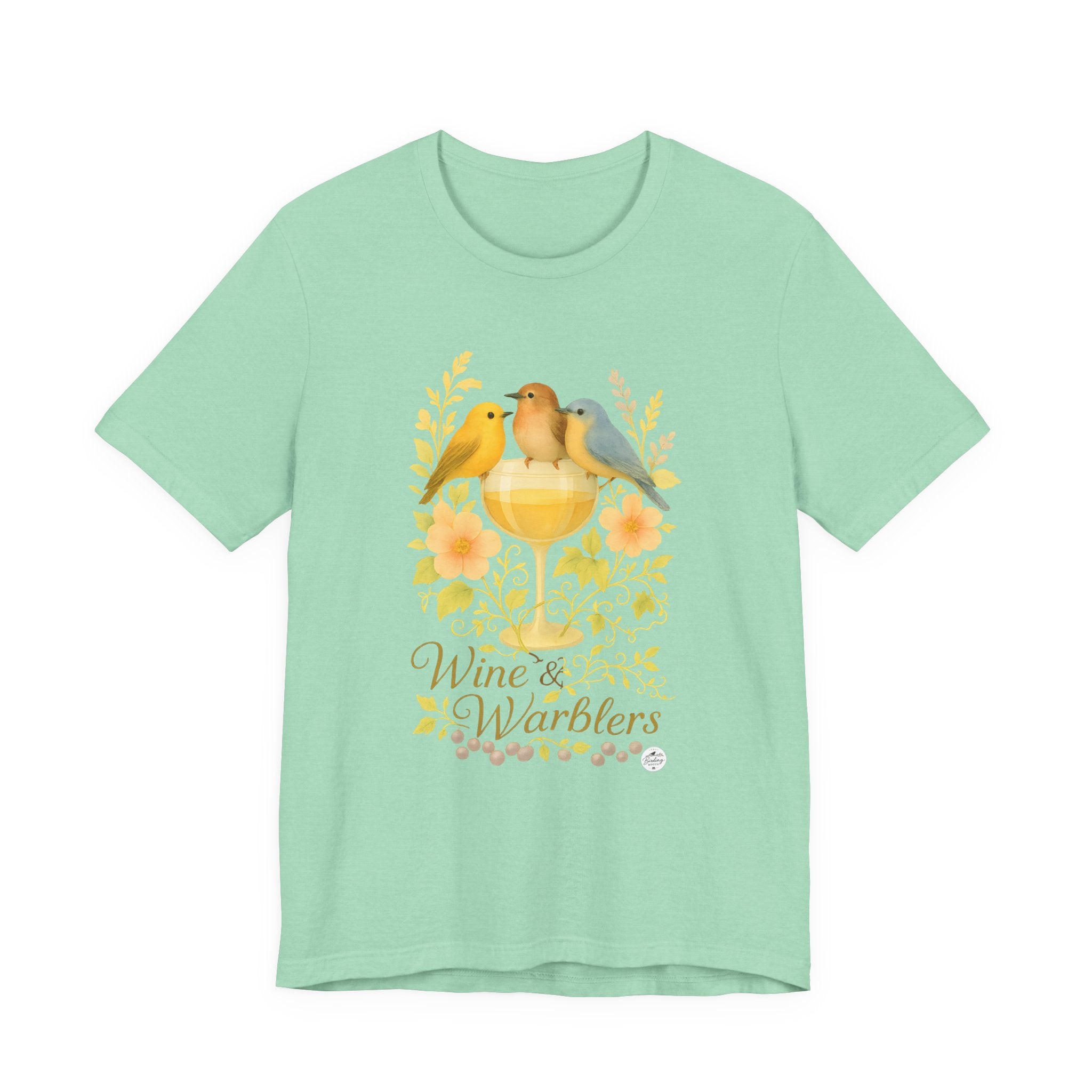 Wine & Warblers | Watercolor Bird Tee