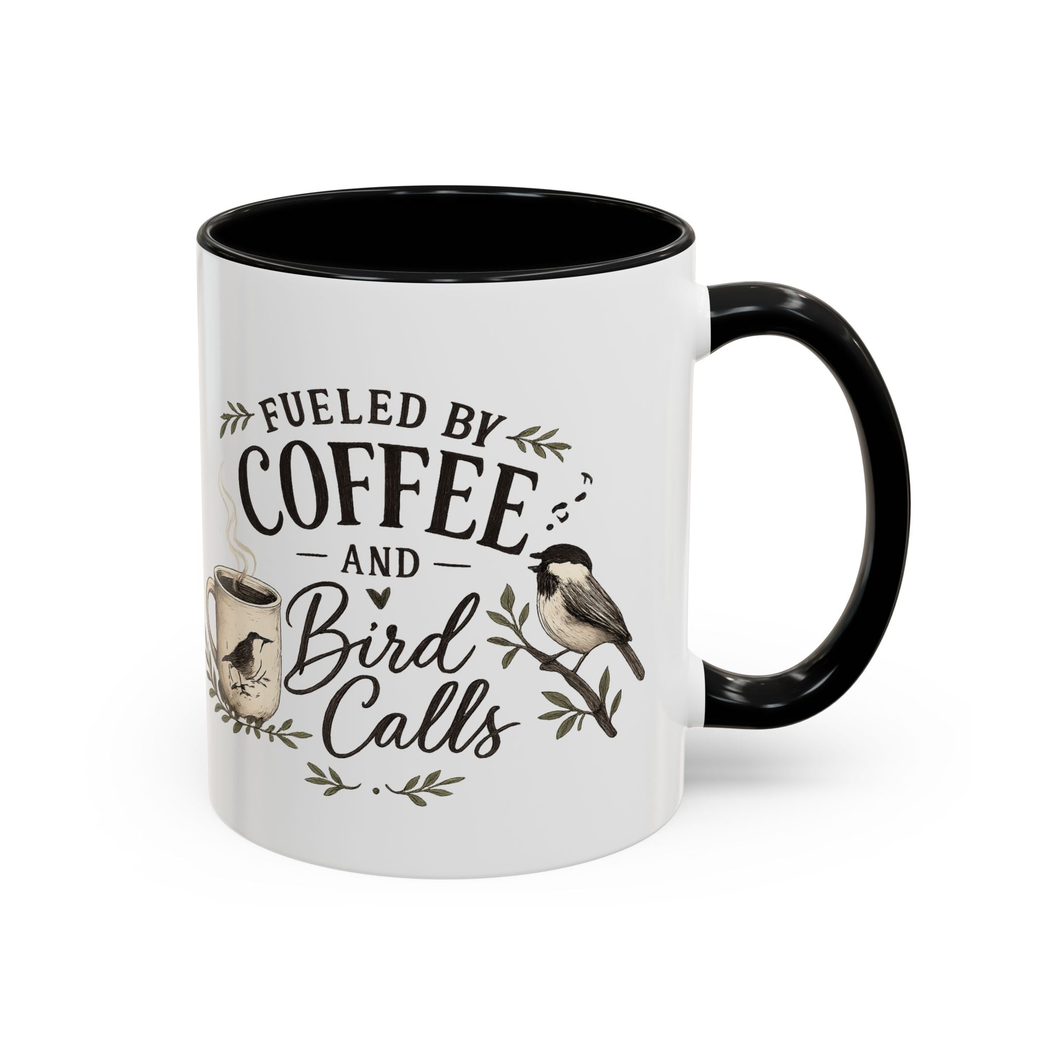 Fueled by Coffee & Bird Calls Accent Mug