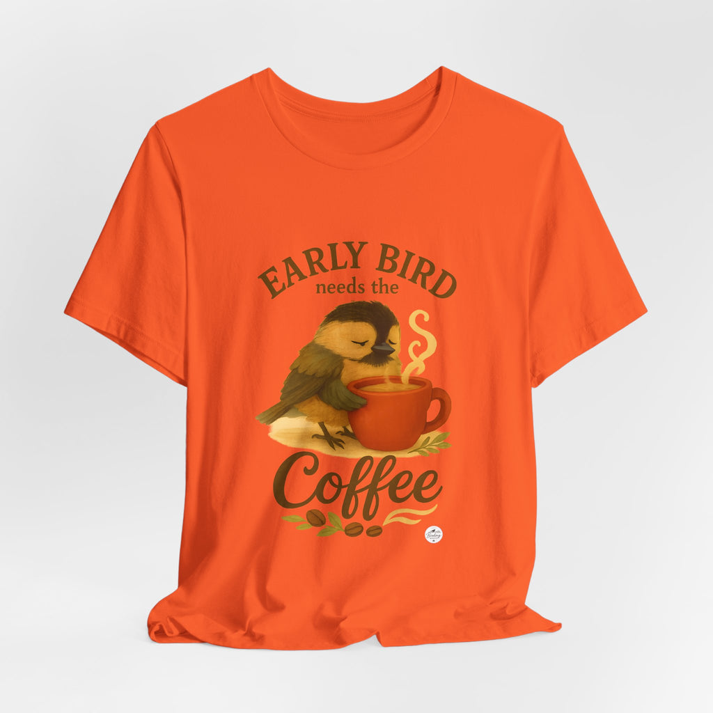Early Bird Needs the Coffee | Cozy Bird Tee