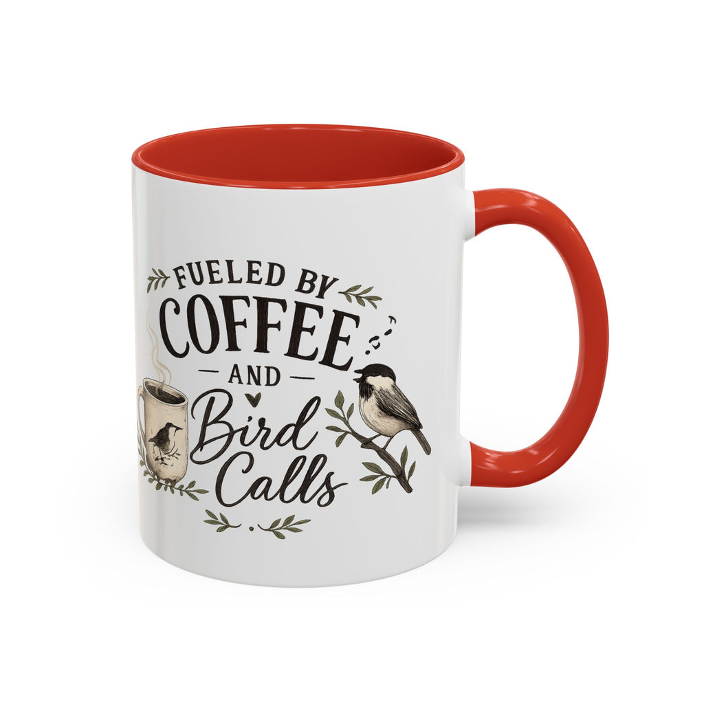 Fueled by Coffee & Bird Calls Accent Mug
