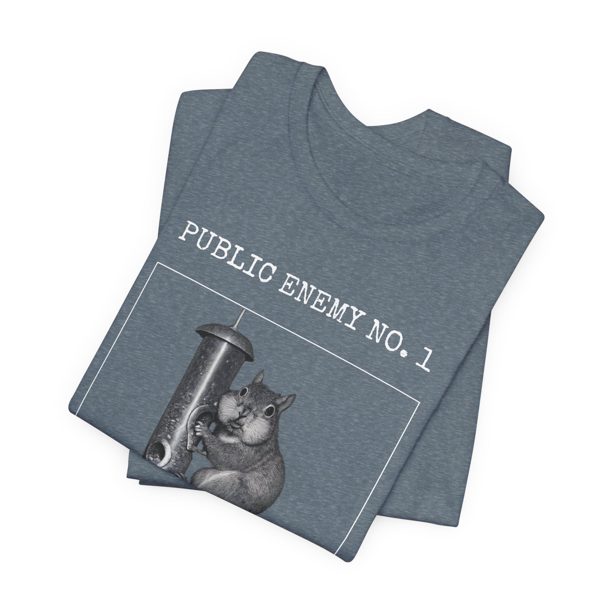 Feeder Enemy No. 1 | Squirrel Wanted Poster Tee