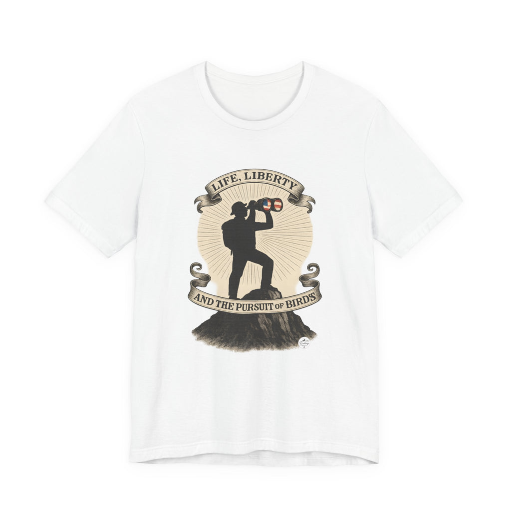 Life, Liberty & the Pursuit of Birds | Emblem Tee