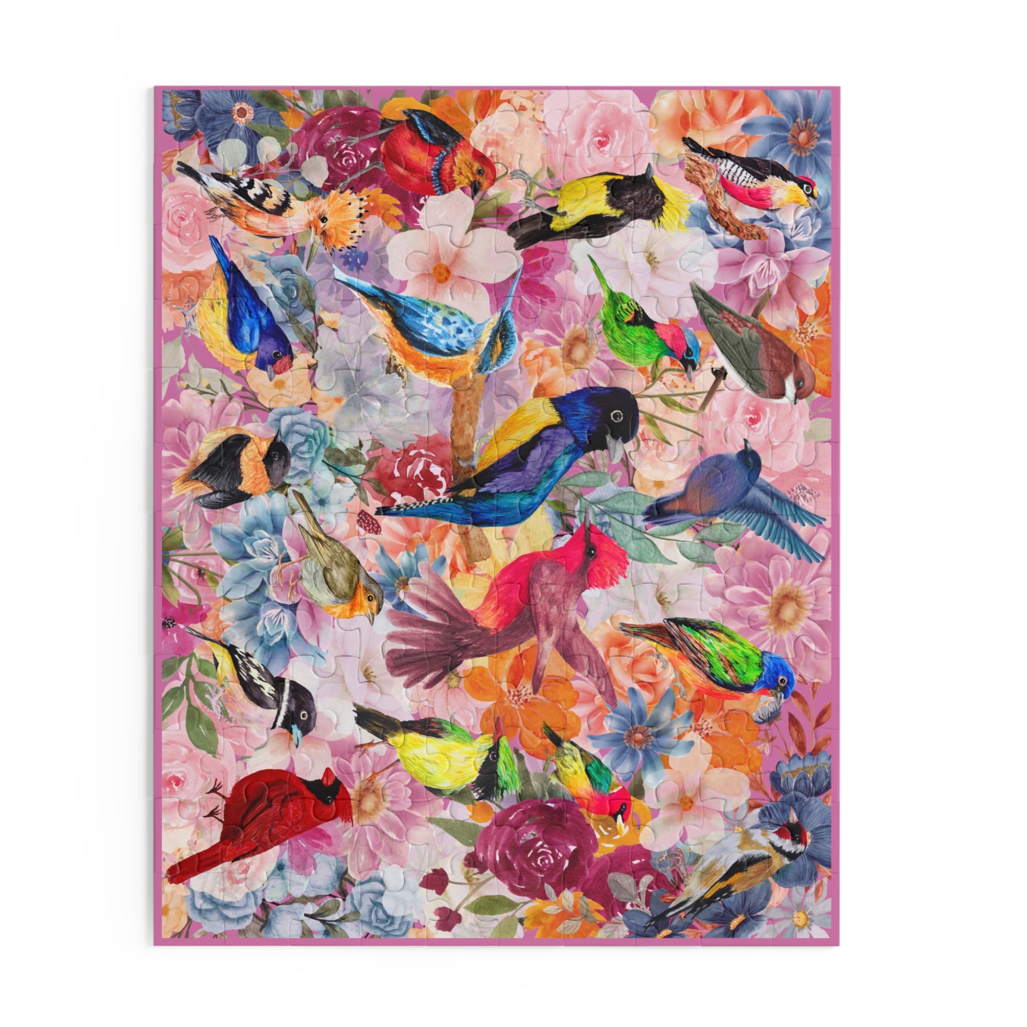 Watercolor Birds Puzzle