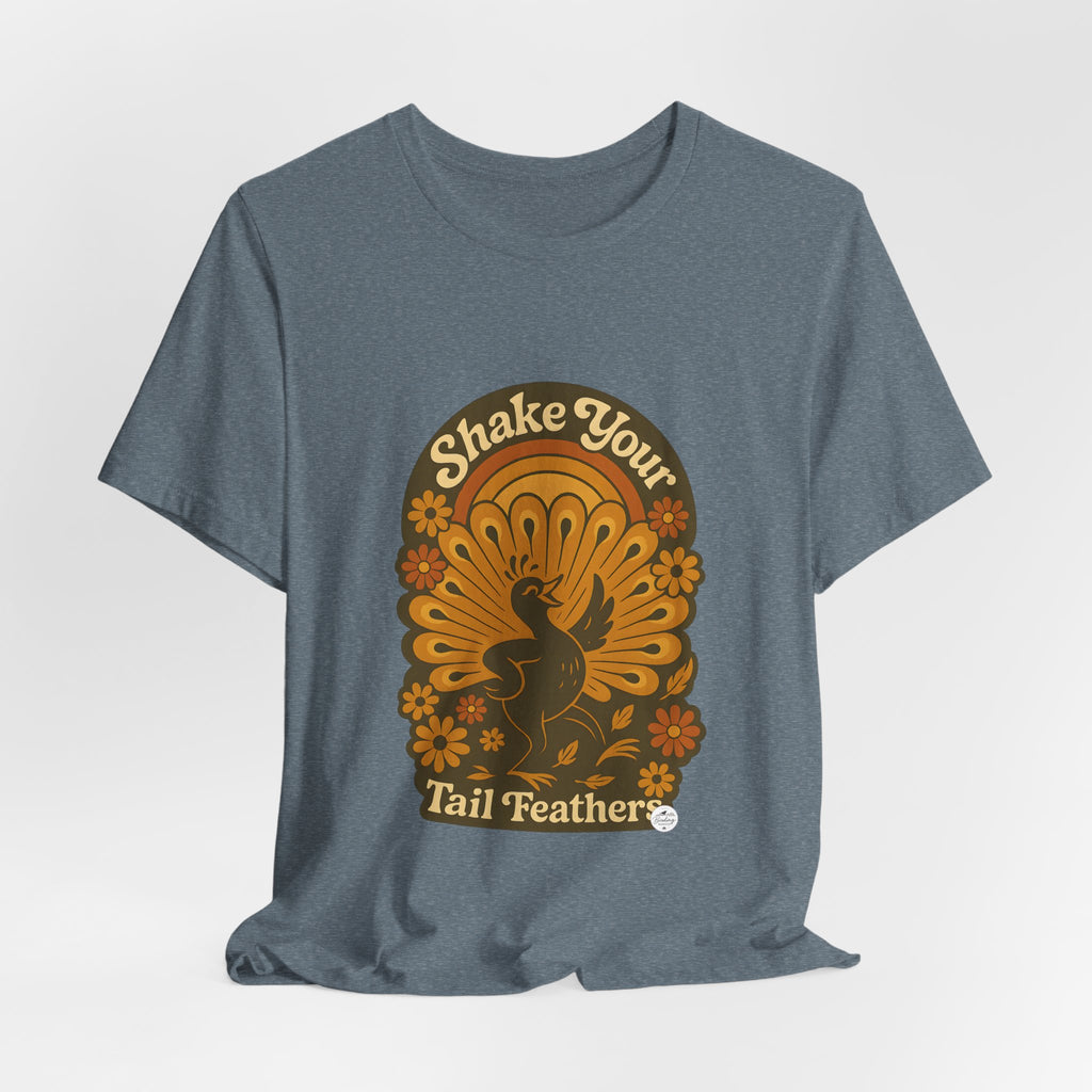 Shake Your Tail Feathers | Retro Dance Bird Tee